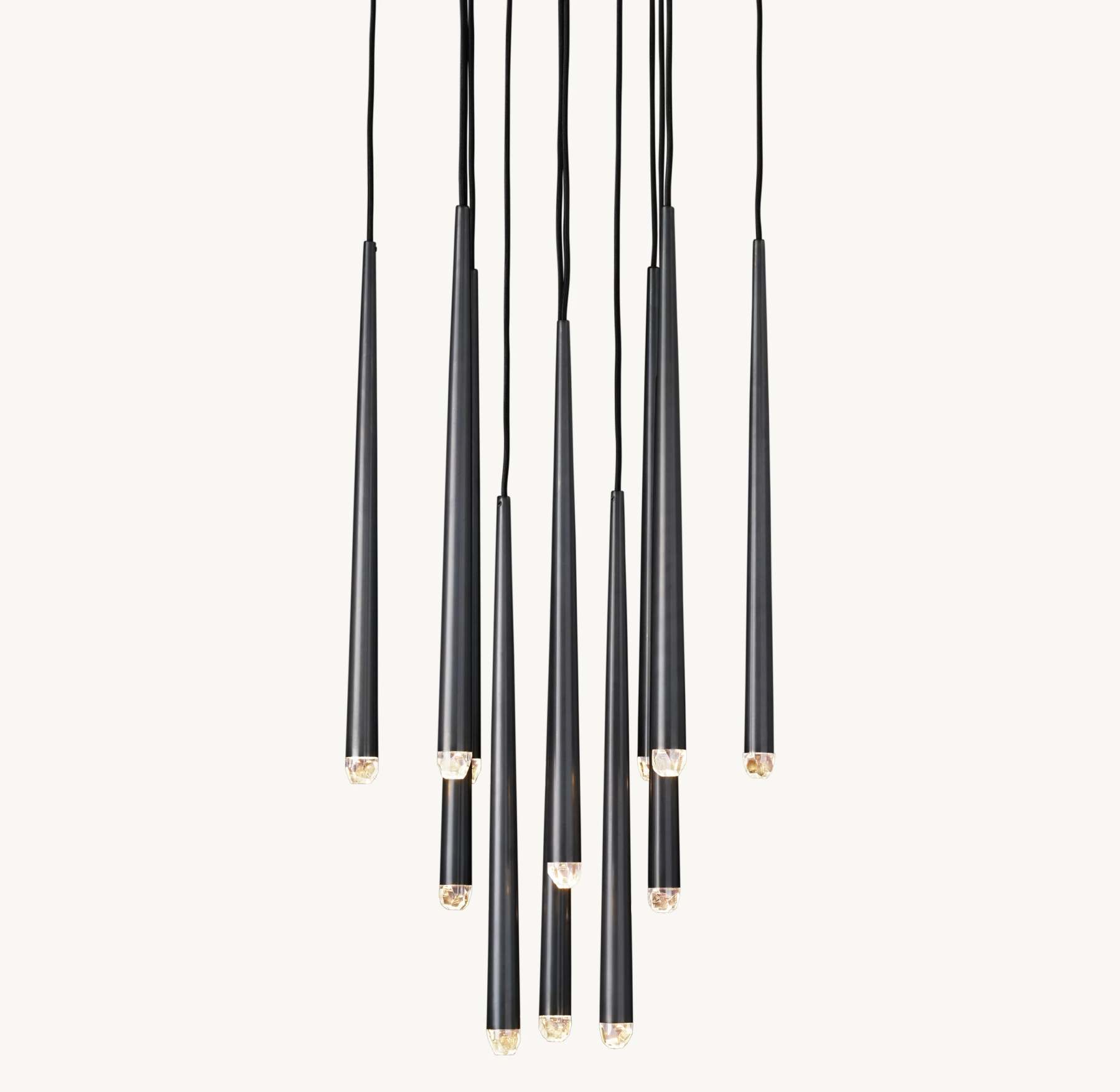 24 Inch Pin Cascading Round Chandelier - Aquitaine