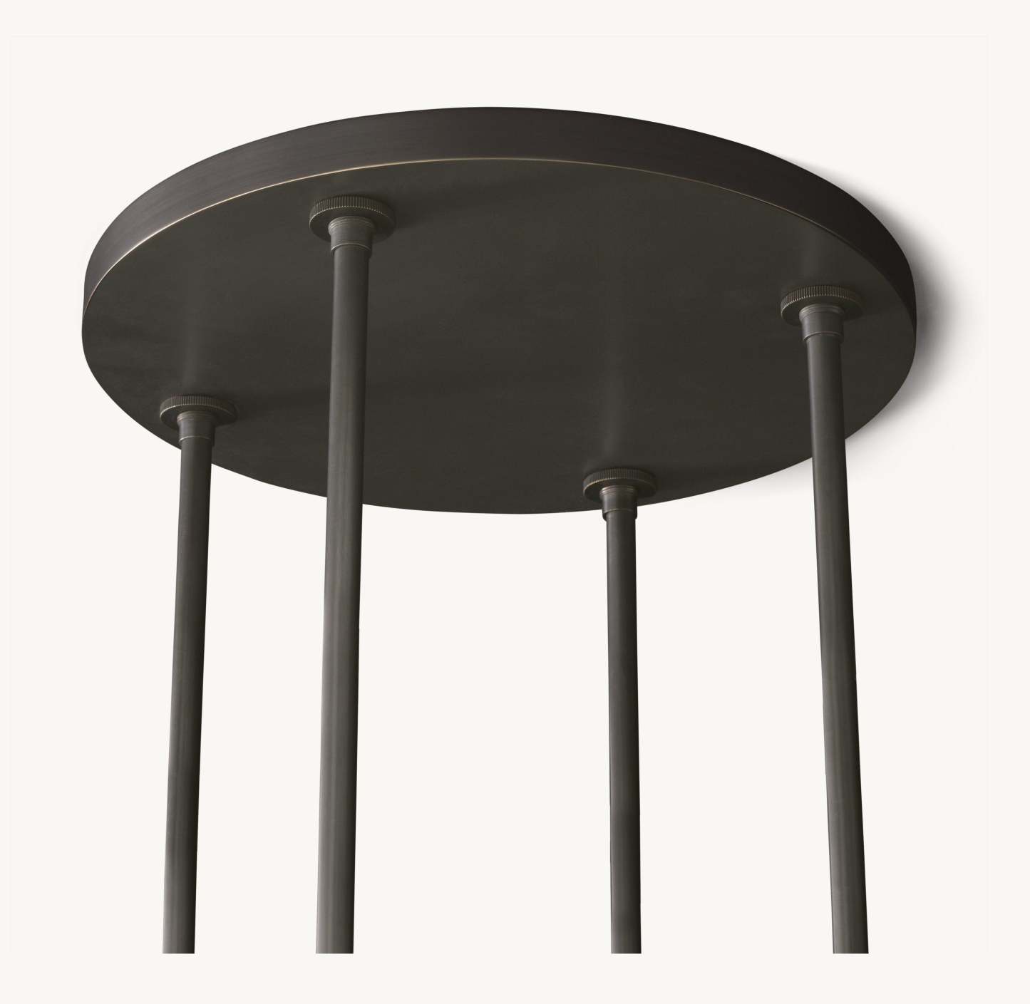 36 Inch Cylindrical Glass Candle Round Chandelier - Ravelle