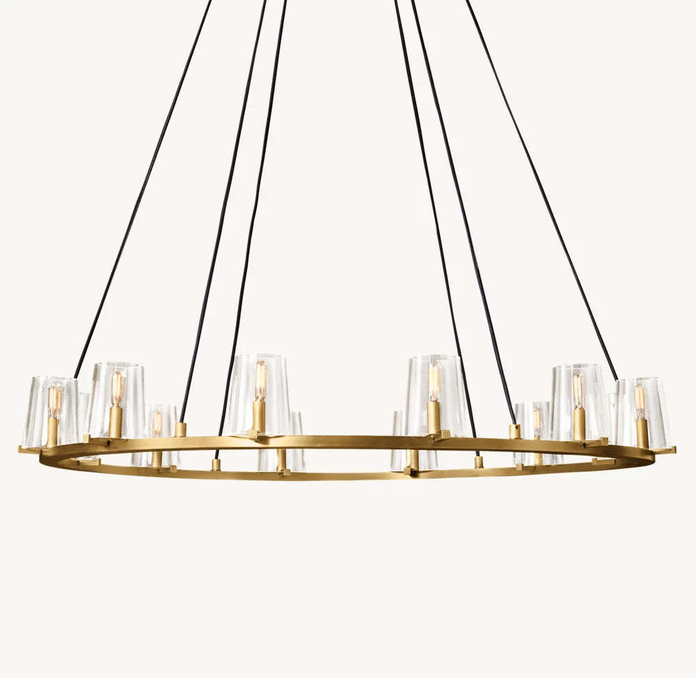 48 Inch Hurricane Candle Ring Chandelier - Pauillac