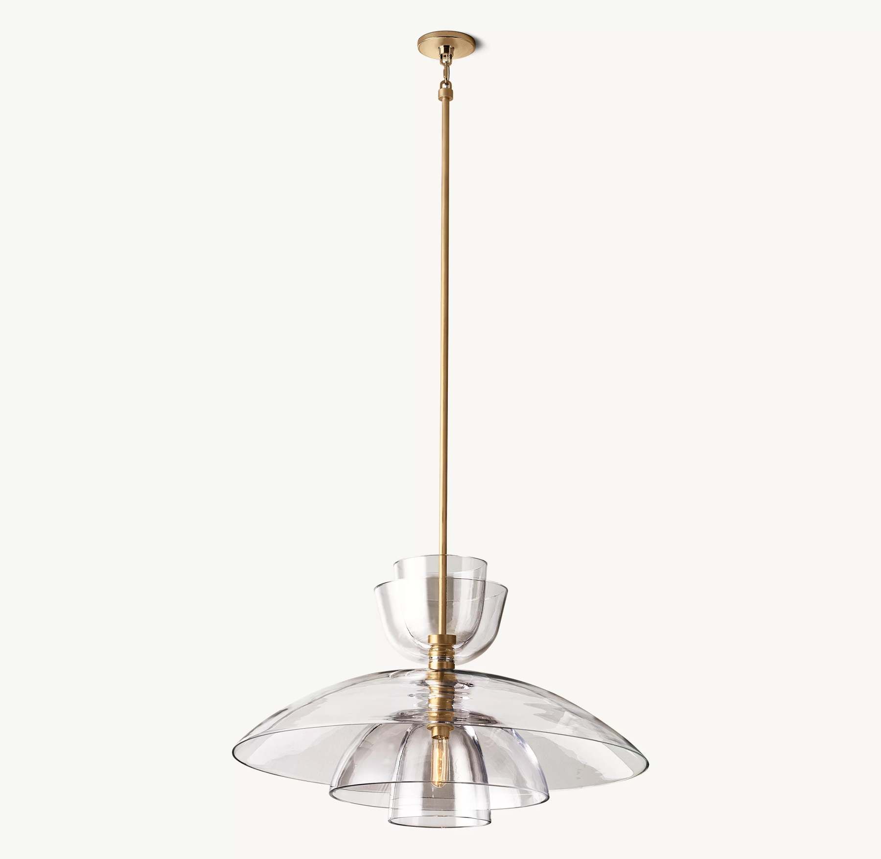 Clear Glass Cloche Pendant Light - Blom