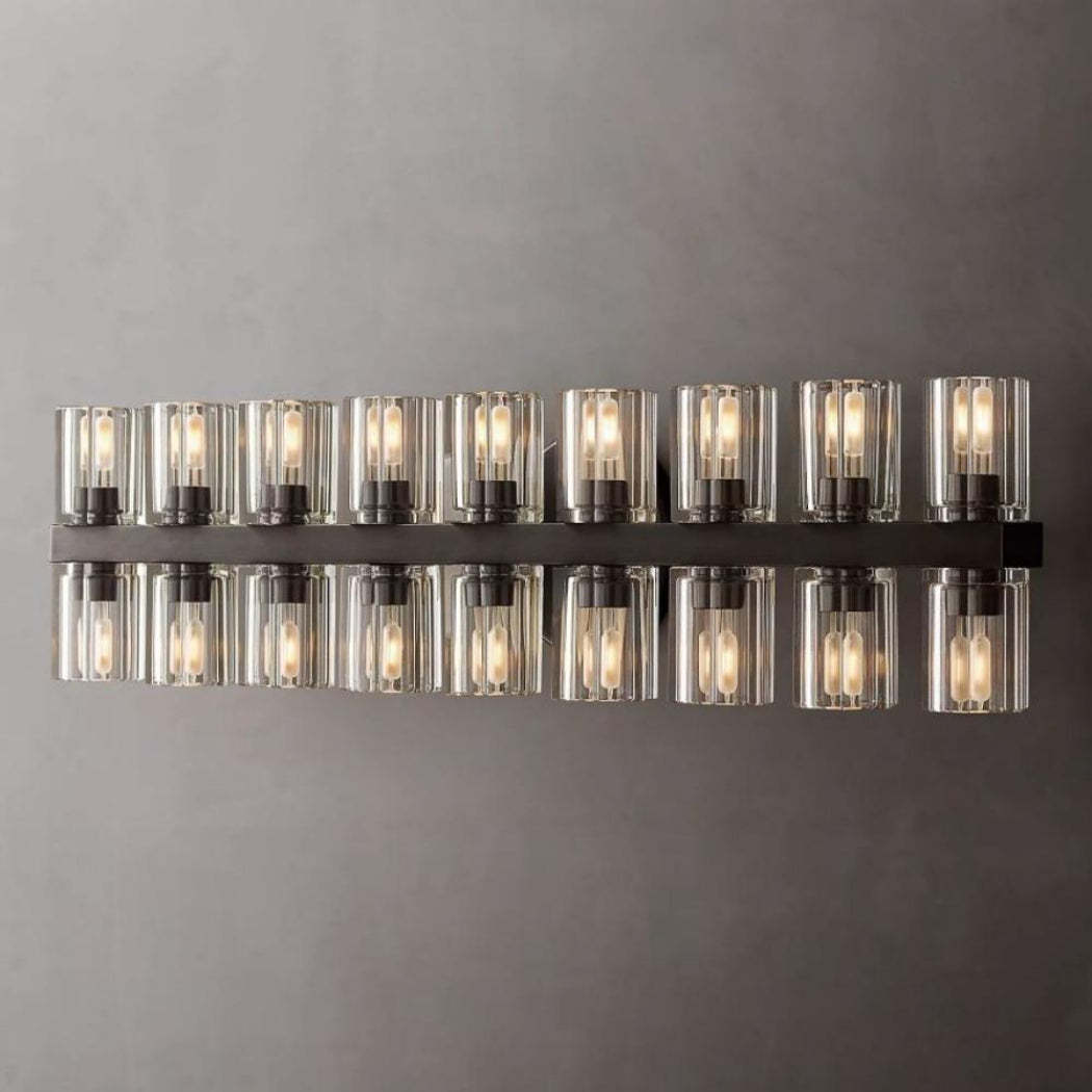 Arcachons 18-Light K9 Crystal Glass Modern Wall Lamp