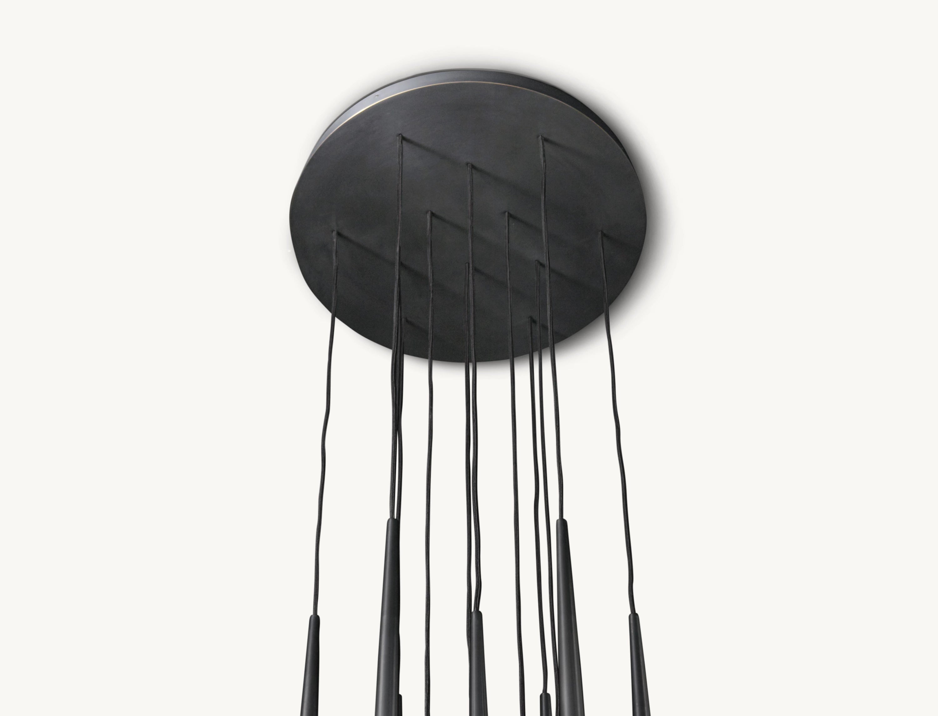 24 Inch Pin Cascading Round Chandelier - Aquitaine