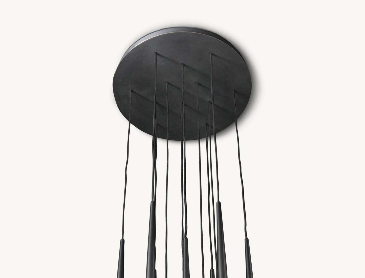 24 Inch Pin Cascading Round Chandelier - Aquitaine