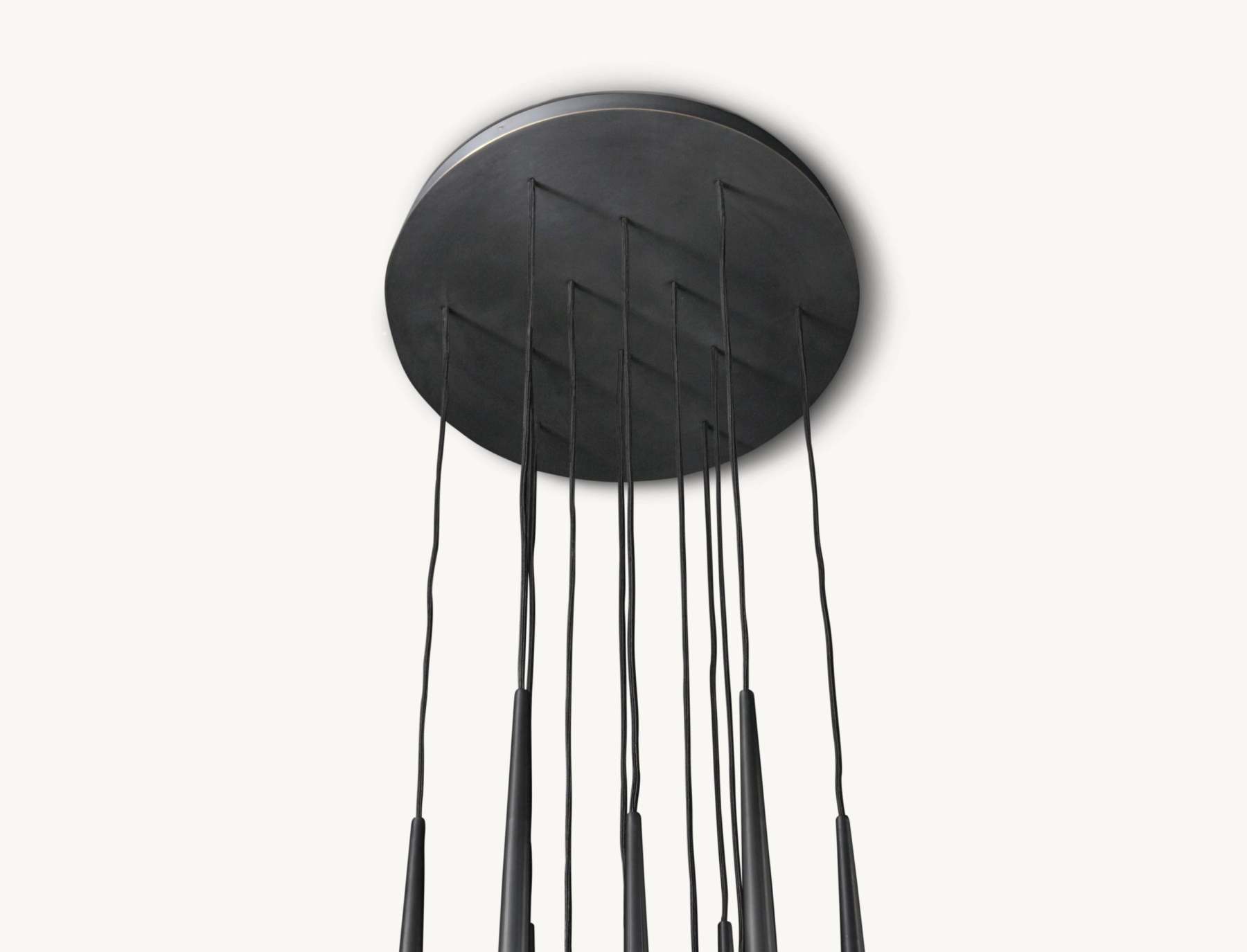 24 Inch Pin Cascading Round Chandelier - Aquitaine