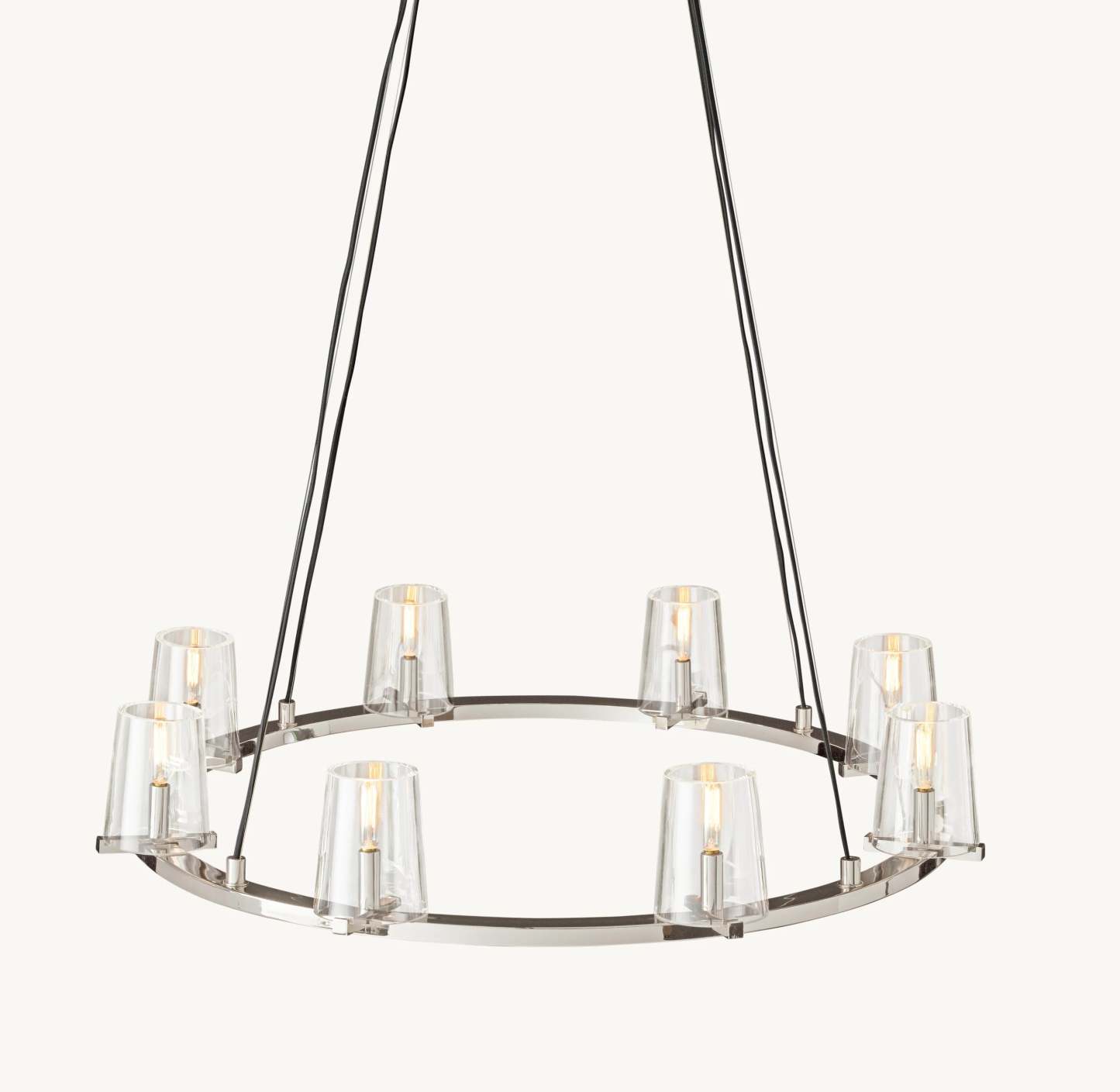 36 Inch Hurricane Candle Ring Chandelier - Pauillac