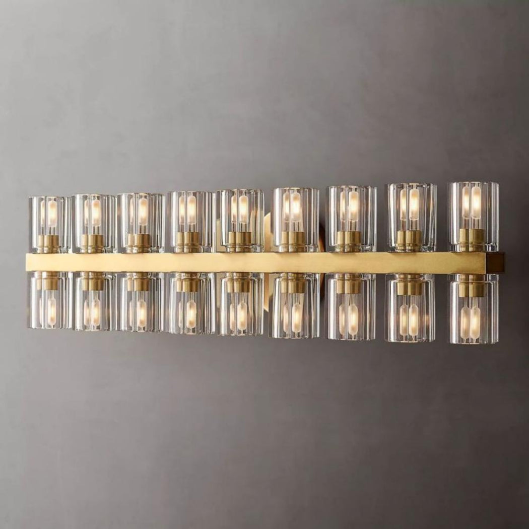 Arcachons 18-Light K9 Crystal Glass Modern Wall Lamp