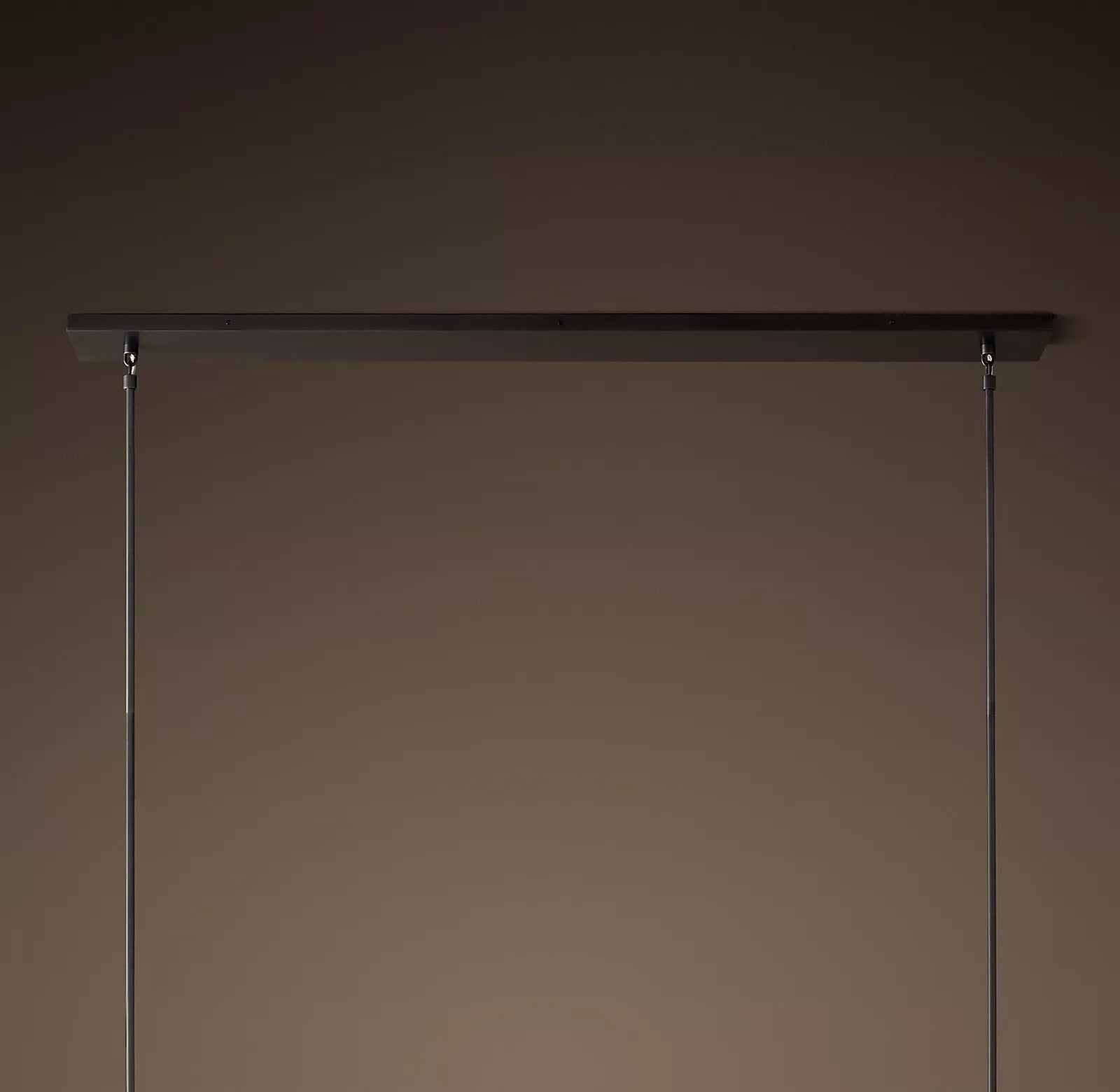 Boule De Cristal Clear Glass Minimalist Linear Chandelier Light 48"