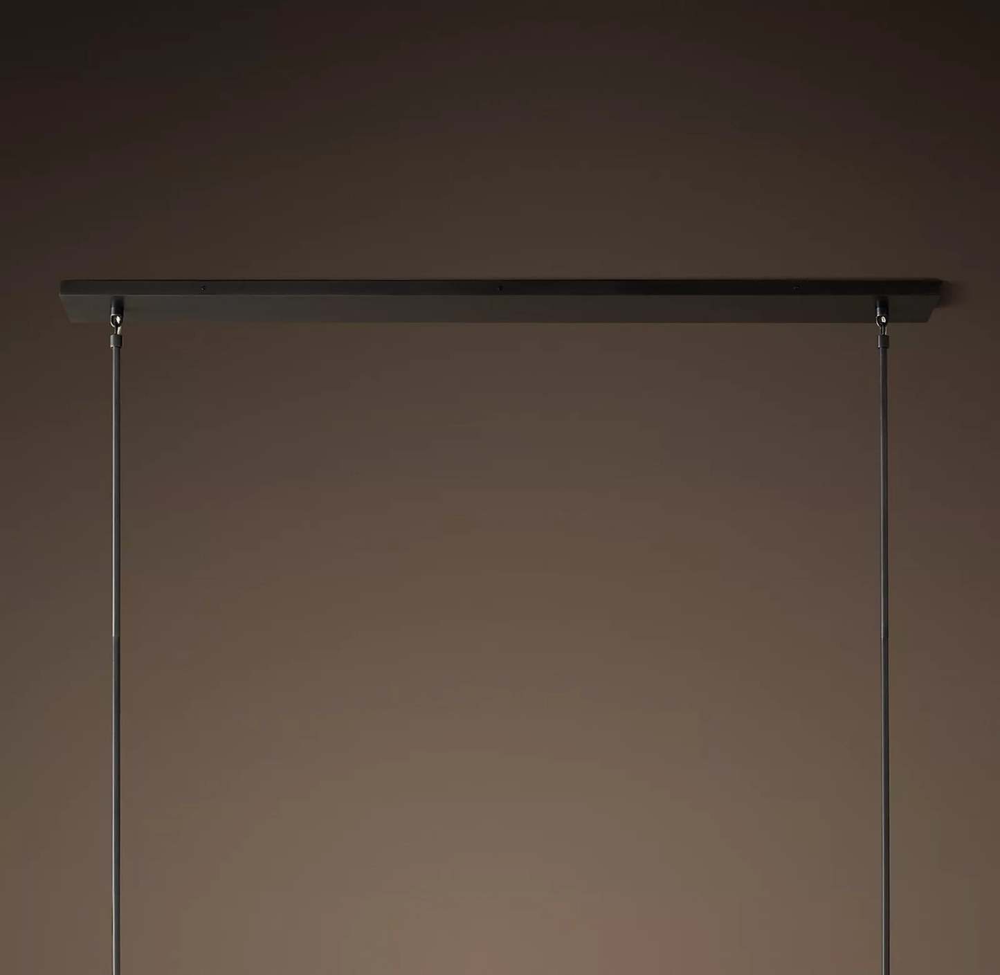 Boule De Cristal Clear Glass Minimalist Linear Chandelier Light 48"