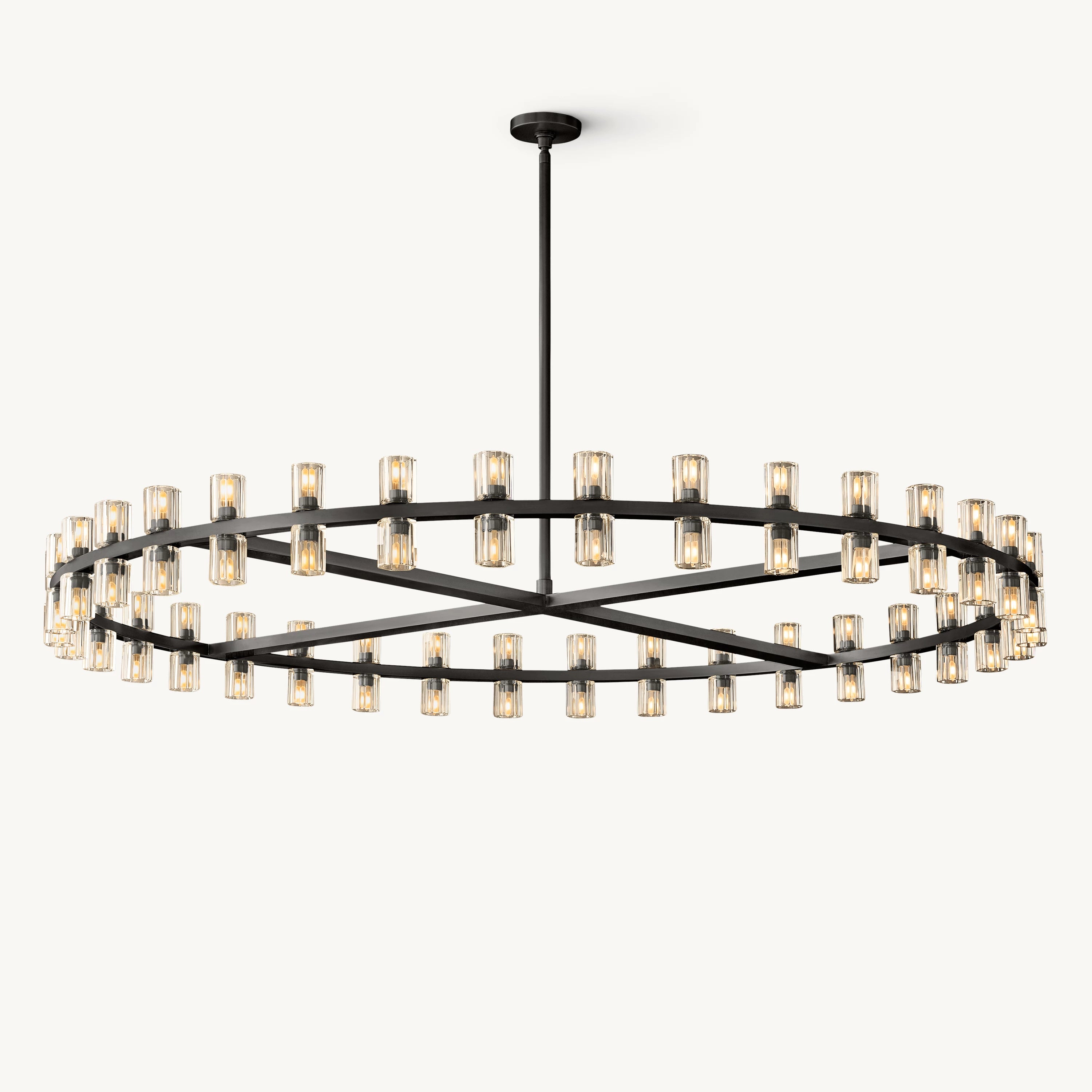 60 Inch Hexagonal Crystal Round Chandelier – Arcachon