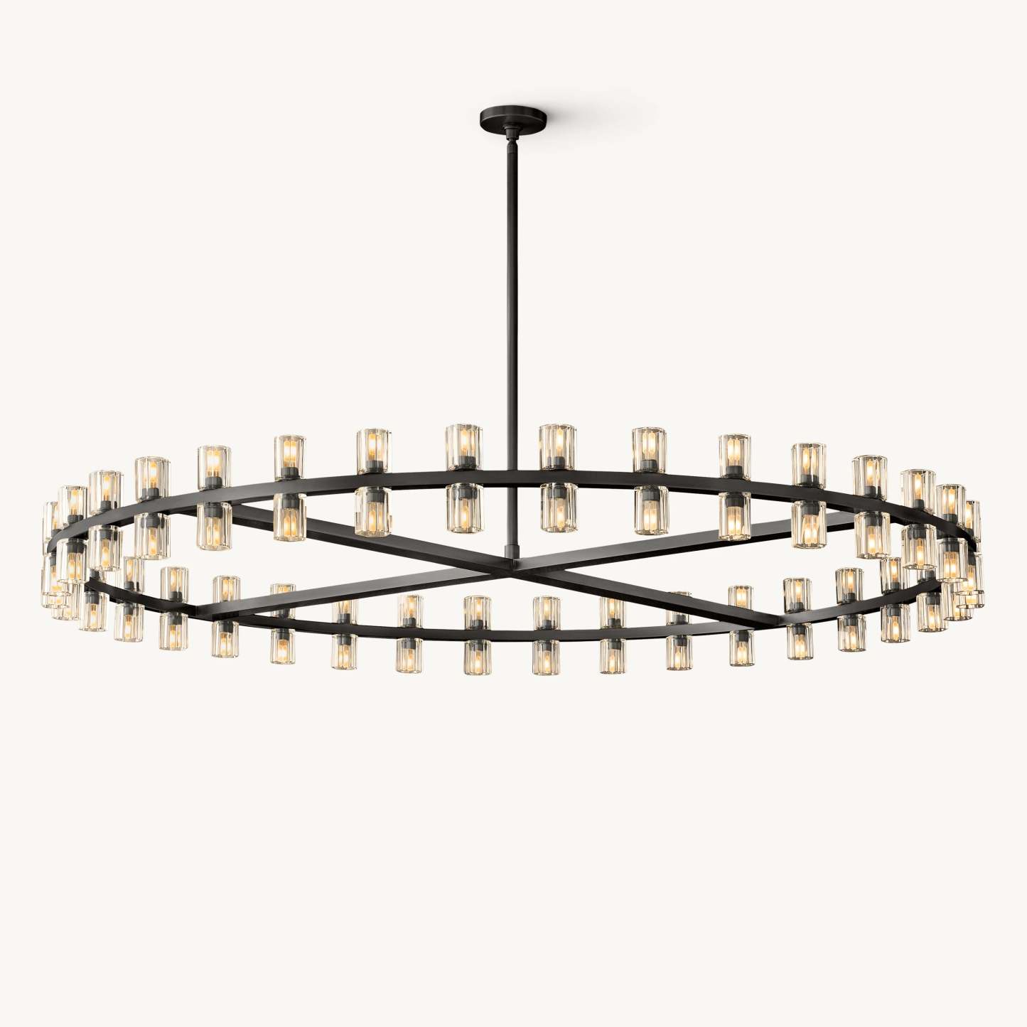 60 Inch Hexagonal Crystal Round Chandelier – Arcachon