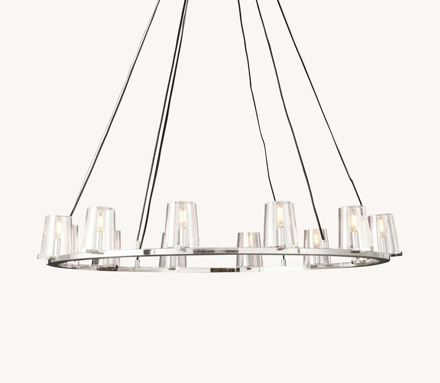 48 Inch Hurricane Candle Ring Chandelier - Pauillac