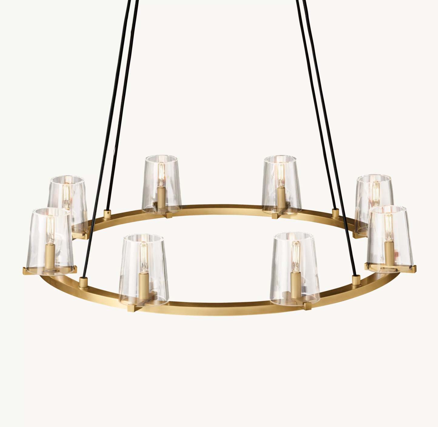 36 Inch Hurricane Candle Ring Chandelier - Pauillac