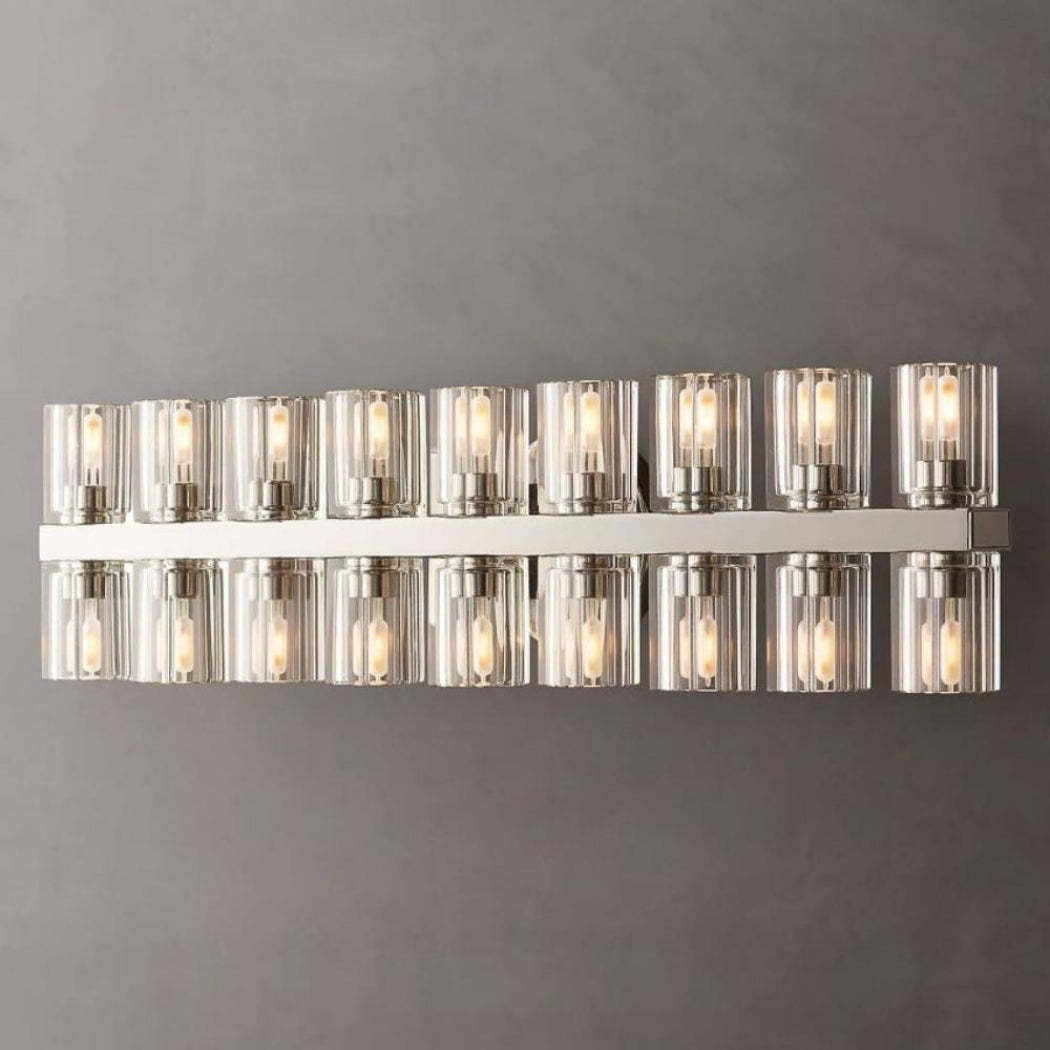 Arcachons 18-Light K9 Crystal Glass Modern Wall Lamp
