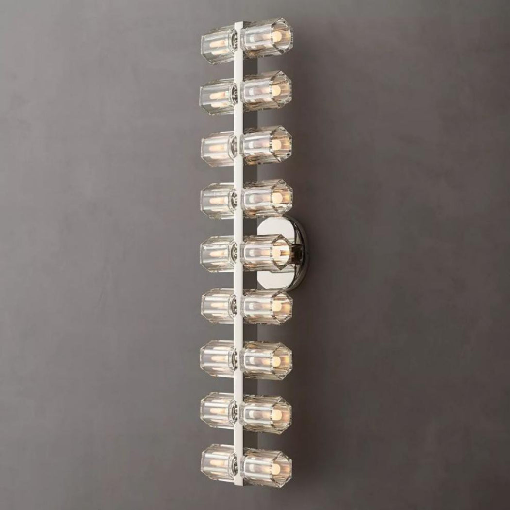Arcachons 18-Light K9 Crystal Glass Modern Wall Lamp