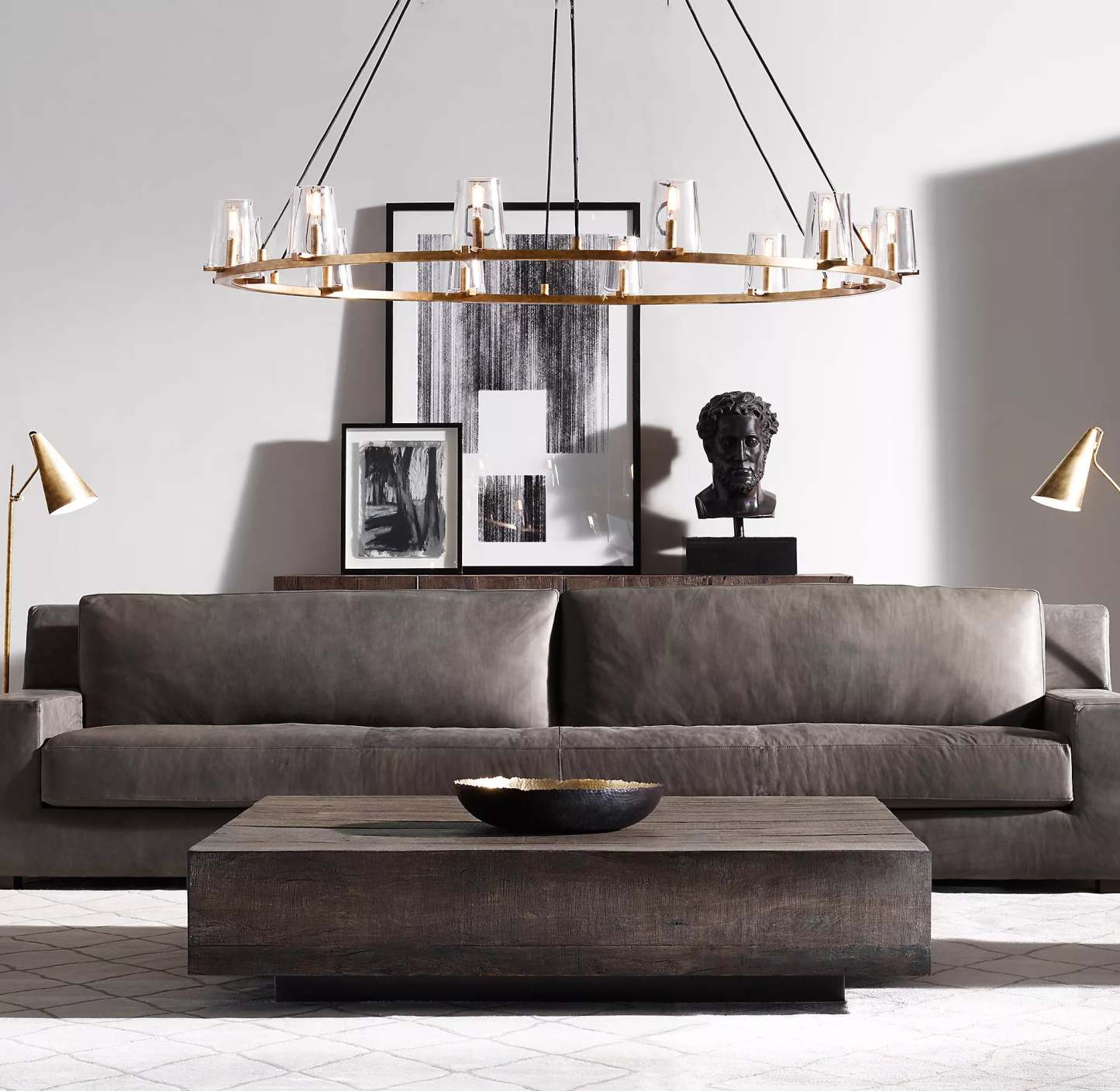48 Inch Hurricane Candle Ring Chandelier - Pauillac