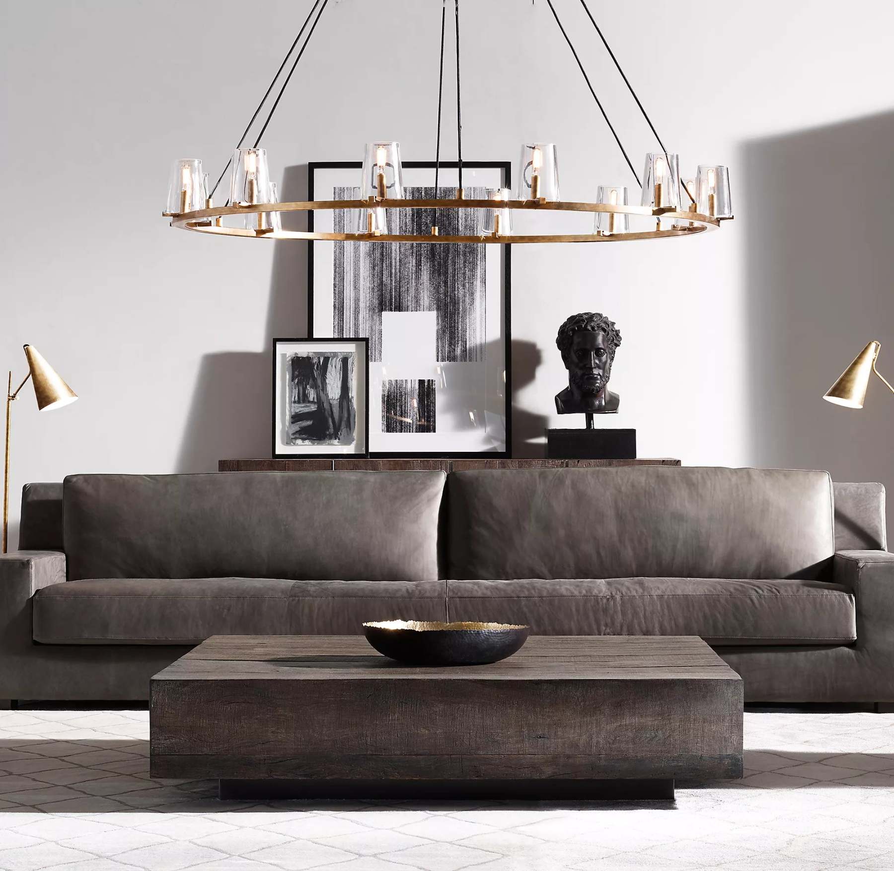48 Inch Hurricane Candle Ring Chandelier - Pauillac