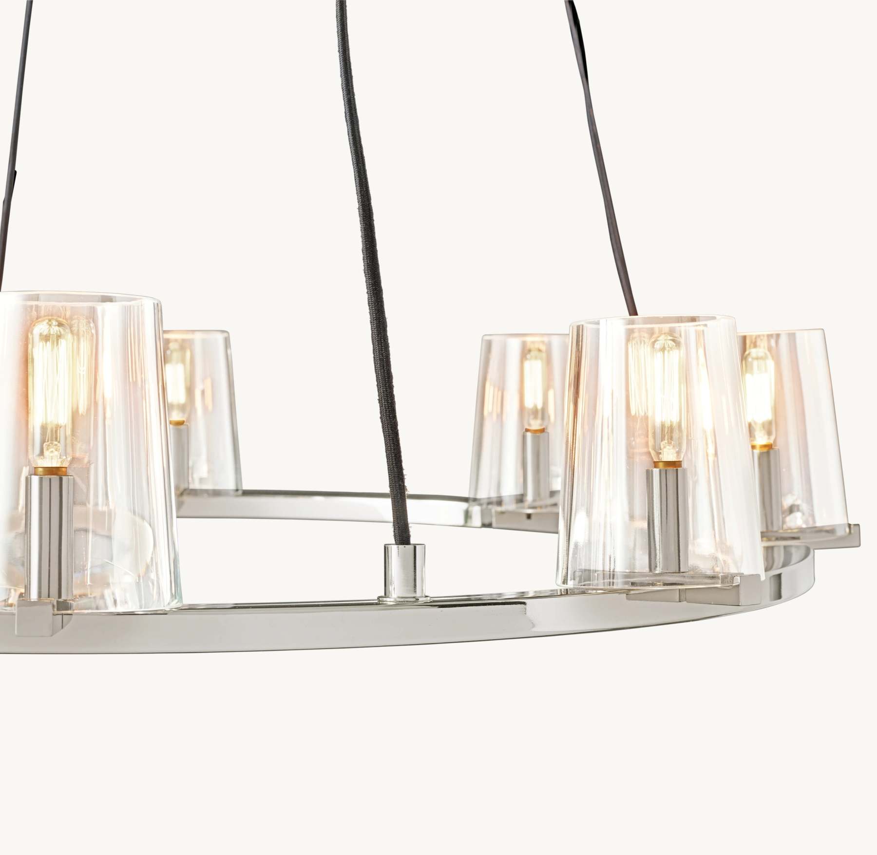 48 Inch Hurricane Candle Ring Chandelier - Pauillac