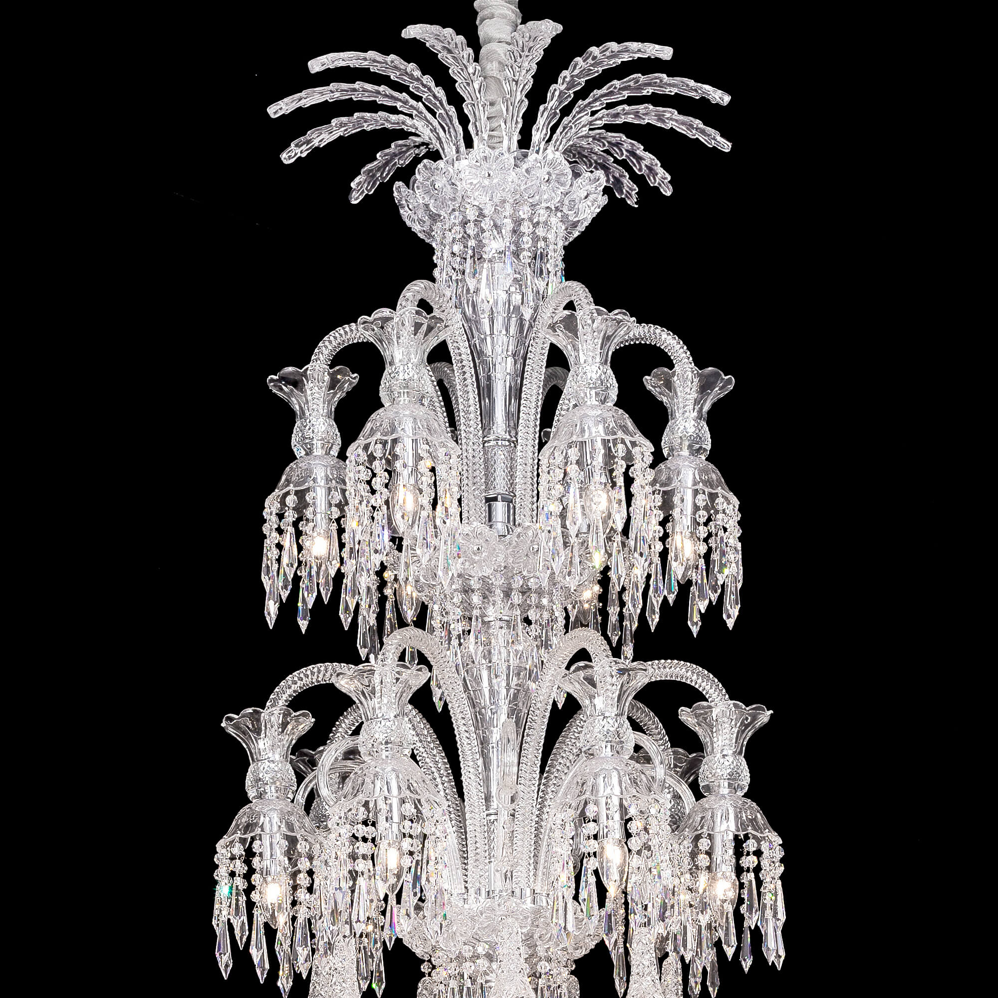 73 Lights Huge Baccarat Museum Chandelier – MH LIGHTING