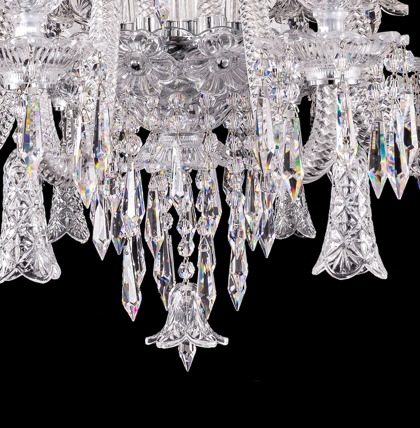工芸品 baccarat 8/18 Lights Baccarat Museum Chandelier – MH LIGHTING