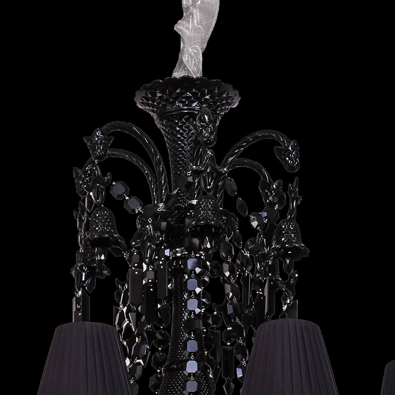 Black Baccarat Zenith 18 lights chandelier – MH LIGHTING