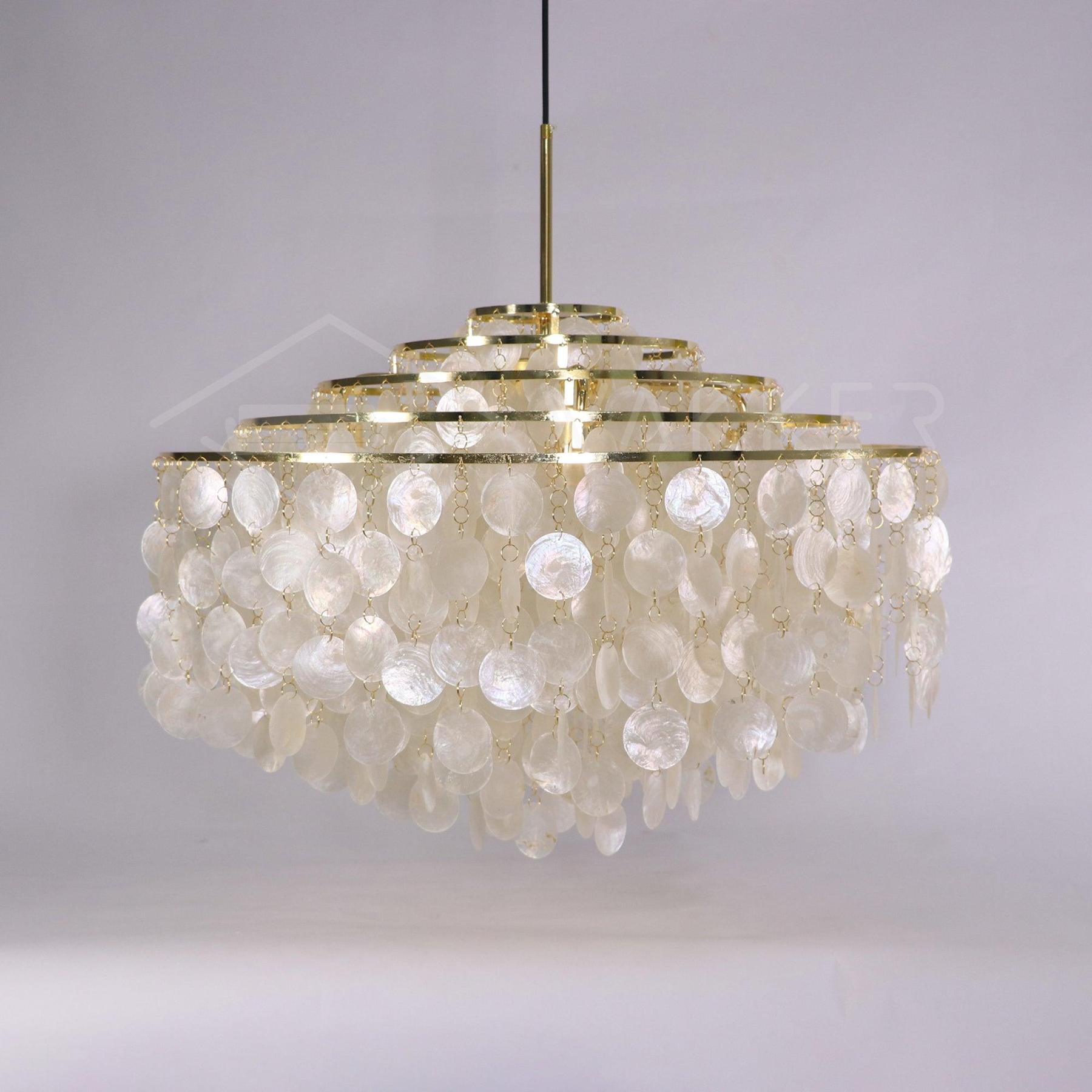 Round Shell Chandelier