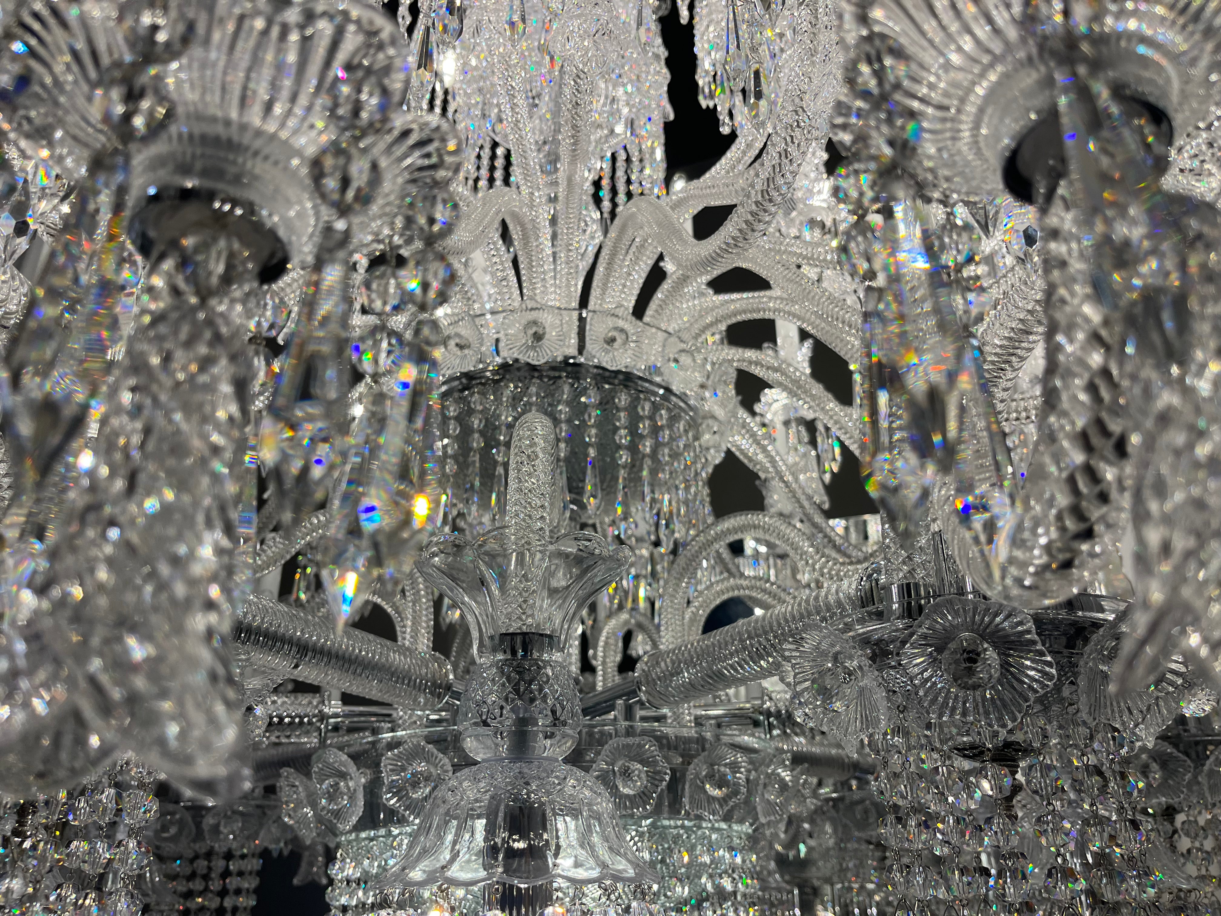73 Lights Huge Baccarat Museum Chandelier – MH LIGHTING