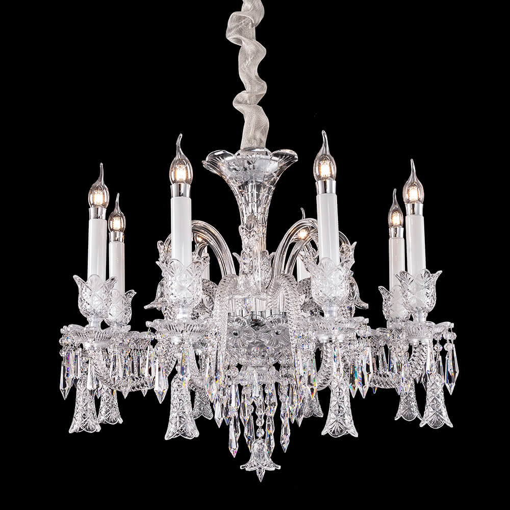 8/18 Lights Baccarat Museum Chandelier – MH LIGHTING