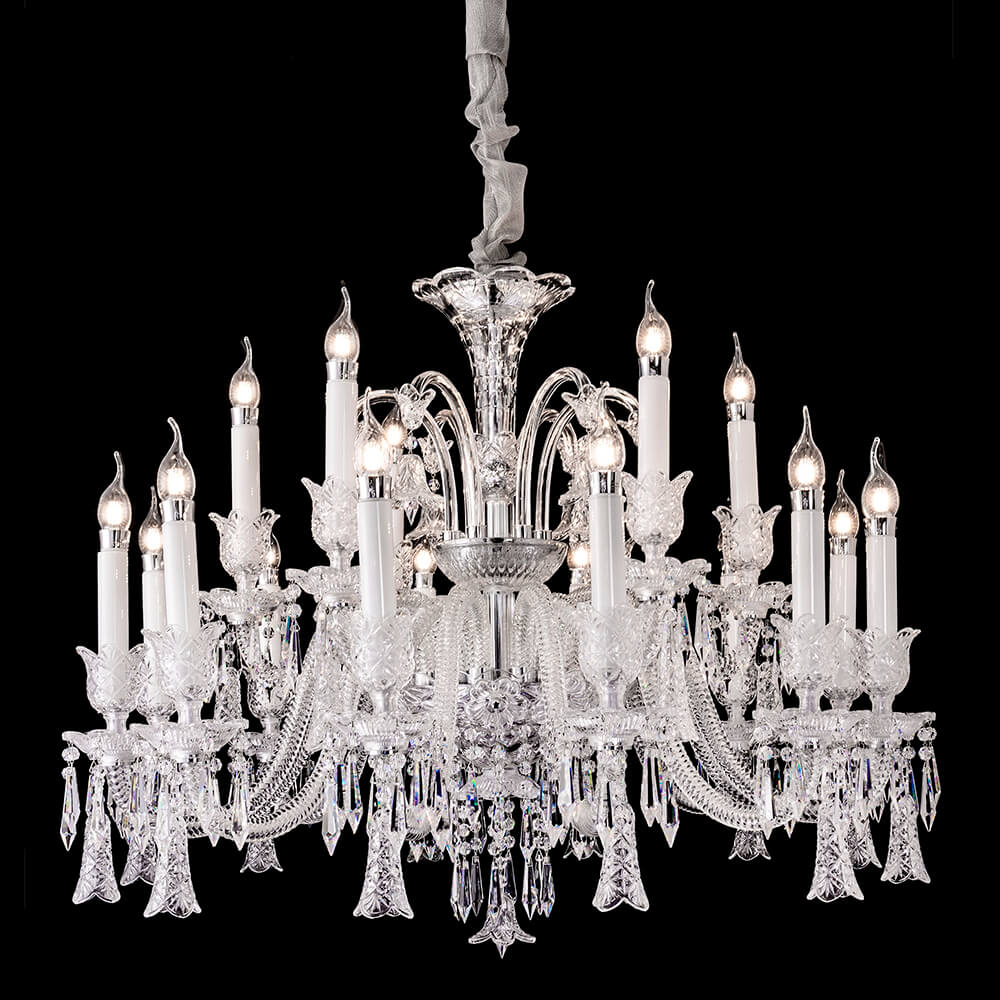 8/18 Lights Baccarat Museum Chandelier – MH LIGHTING