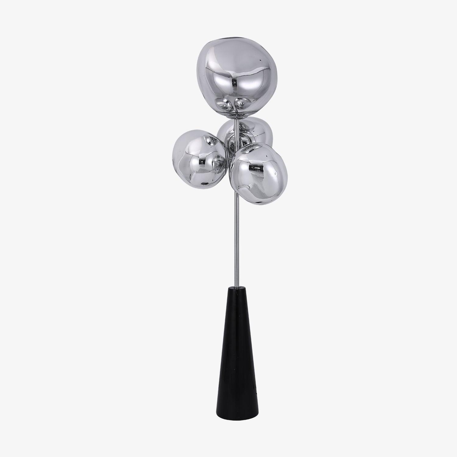 Lava Column Floor Lamp with Marble base