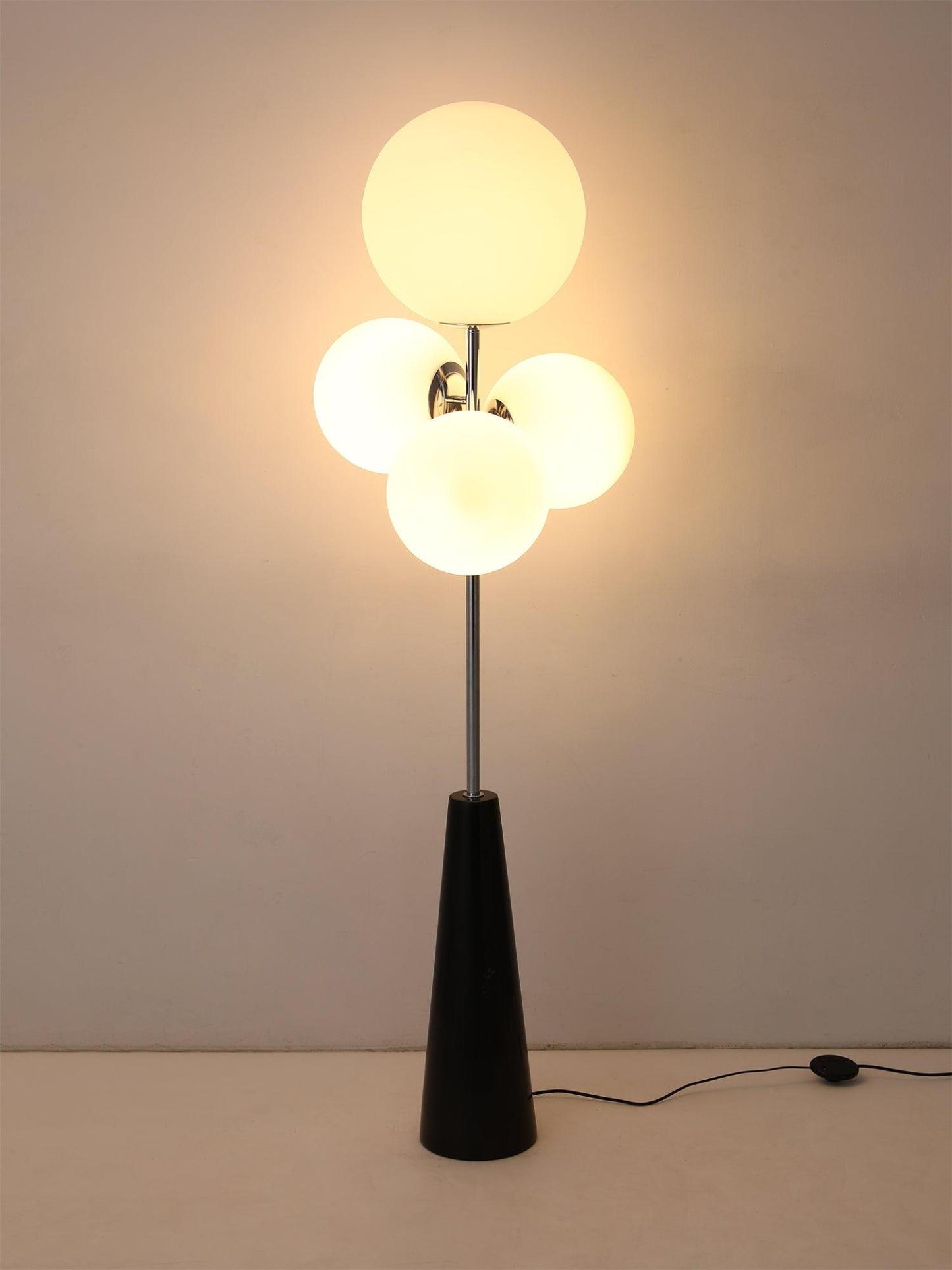 Lava Column Floor Lamp with Marble base