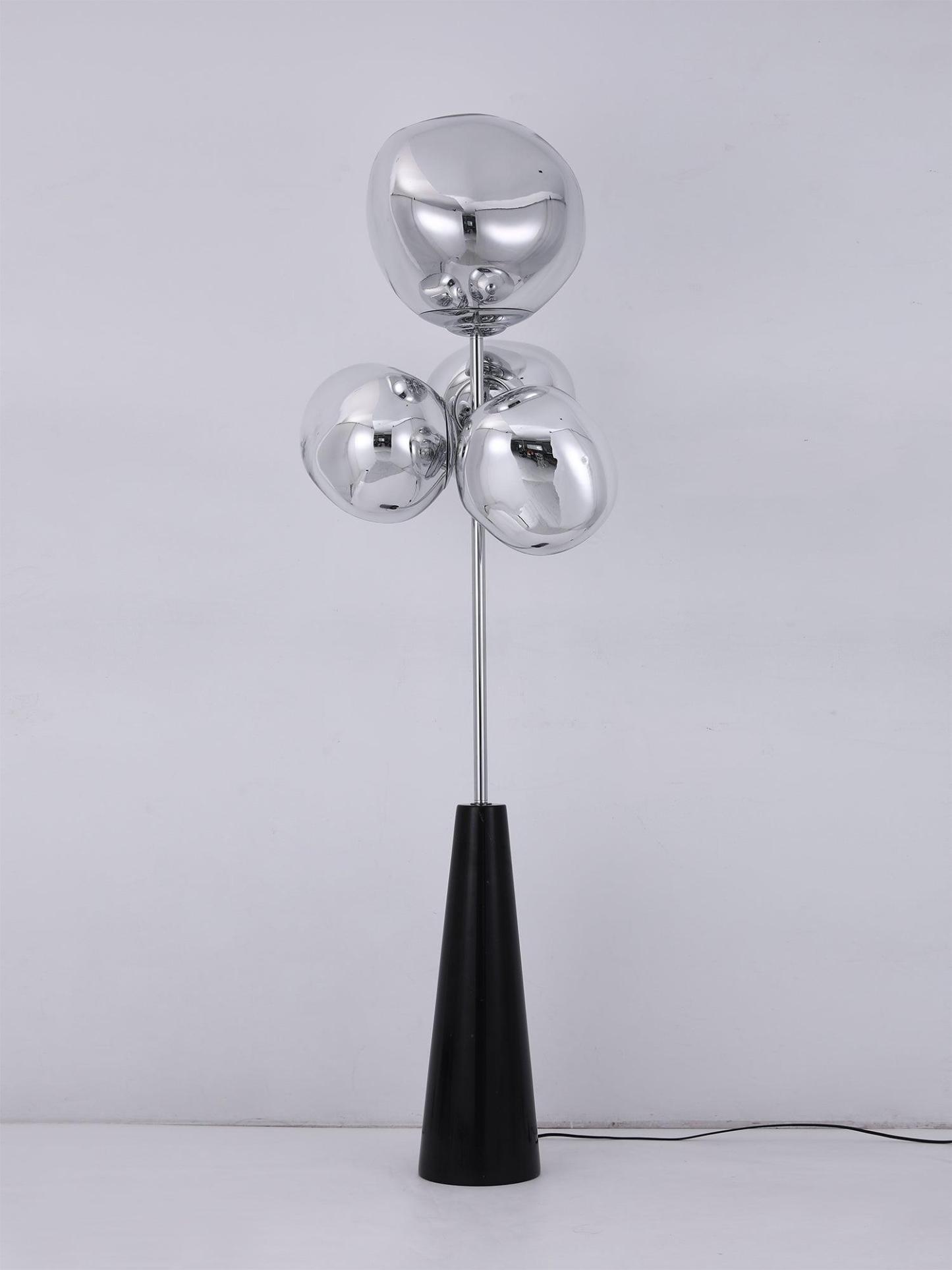 Lava Column Floor Lamp with Marble base
