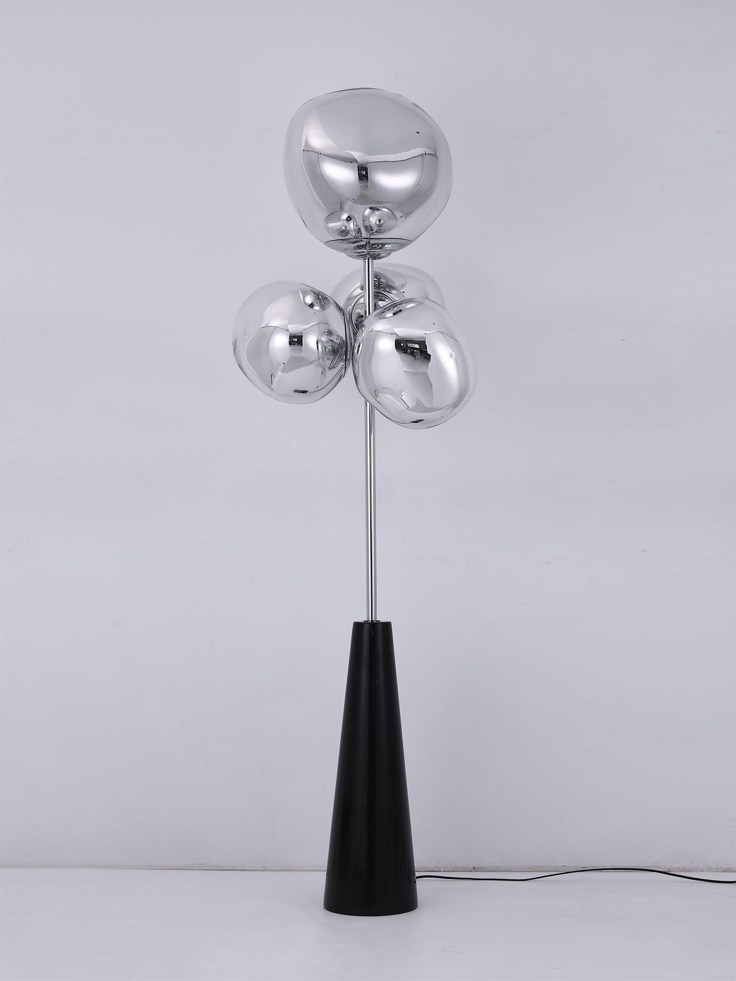 Lava Column Floor Lamp with Marble base