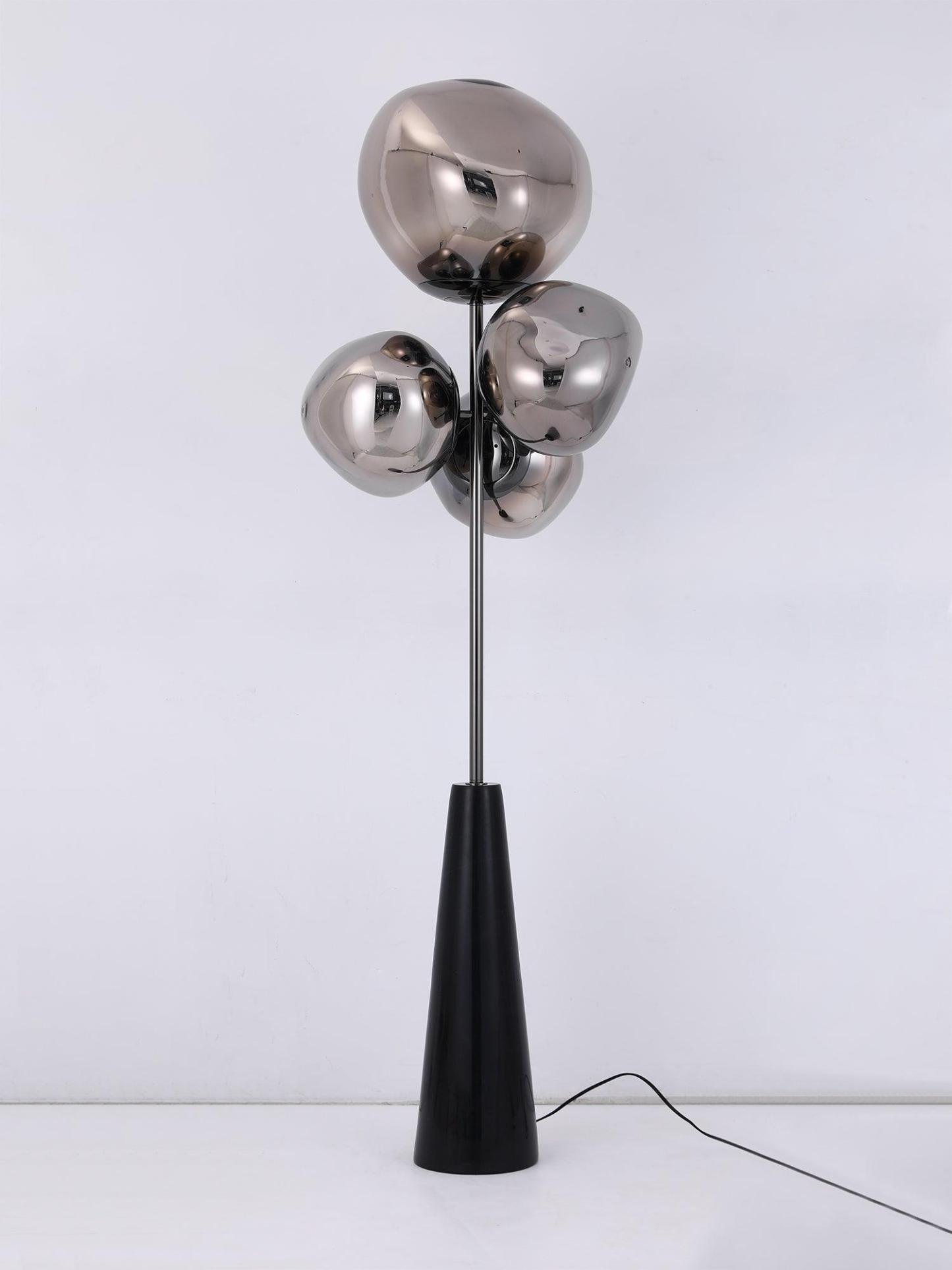 Lava Column Floor Lamp with Marble base