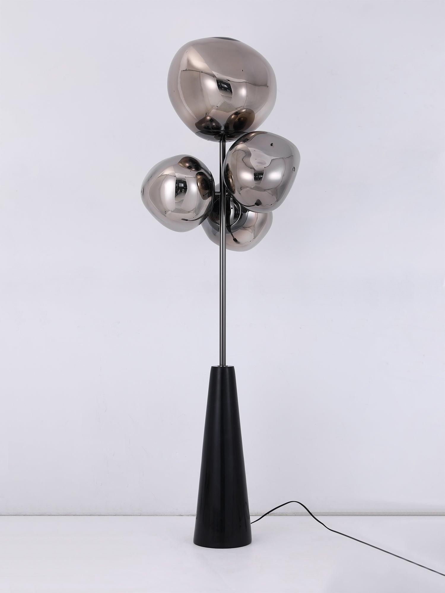 Lava Column Floor Lamp with Marble base