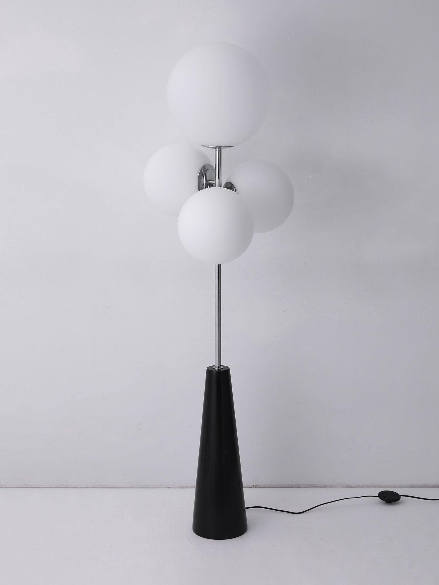 Lava Column Floor Lamp with Marble base