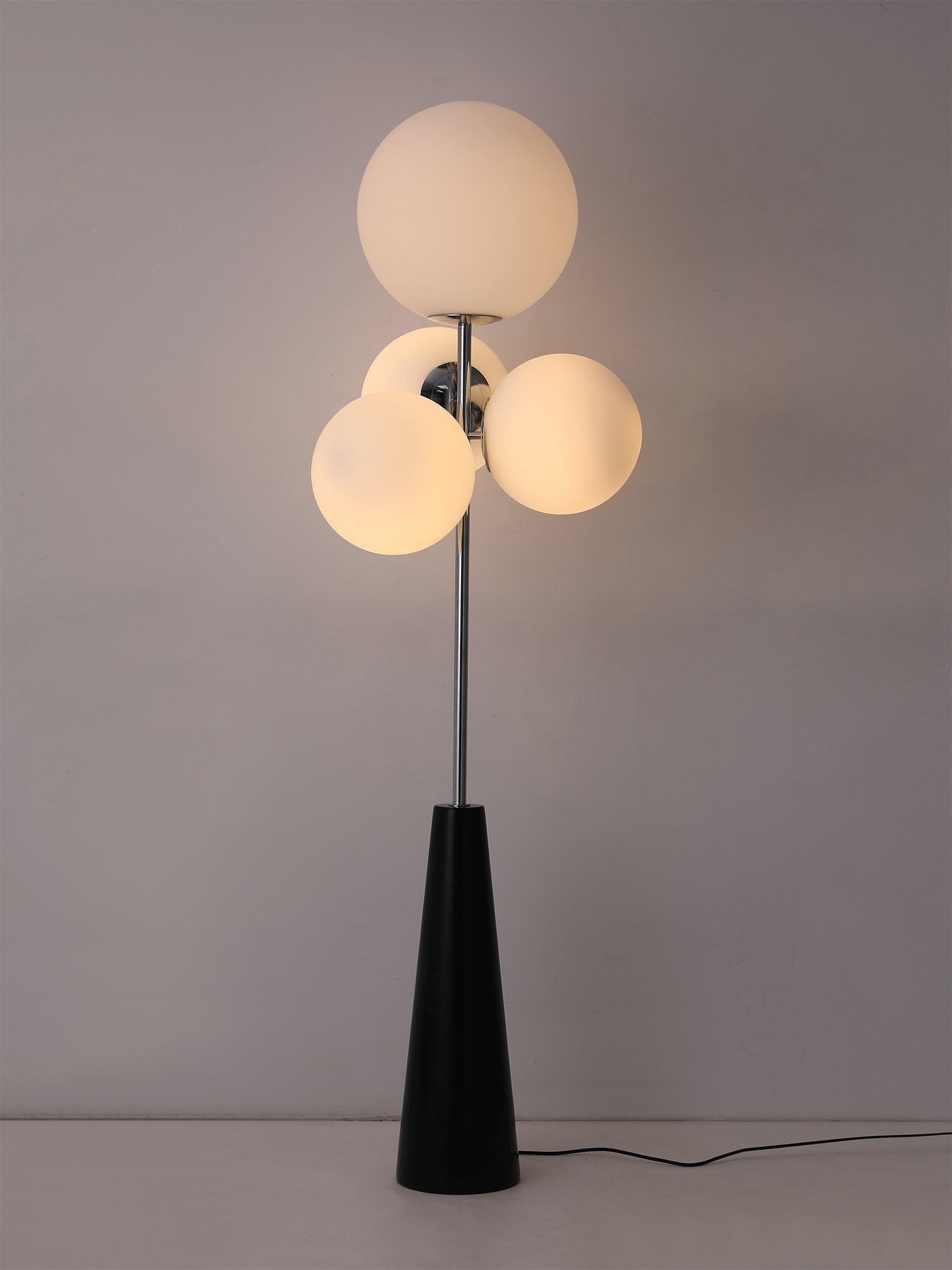 Lava Column Floor Lamp with Marble base