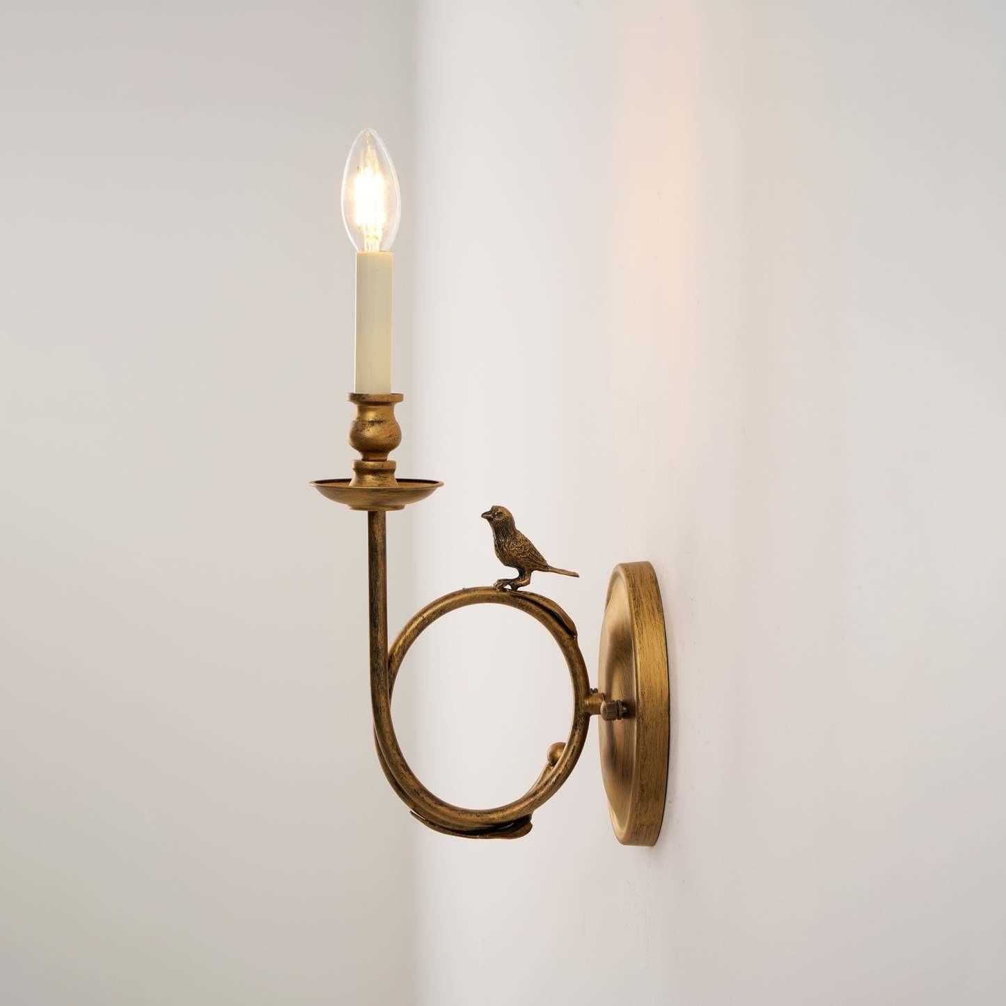 Perching Bird Sconce