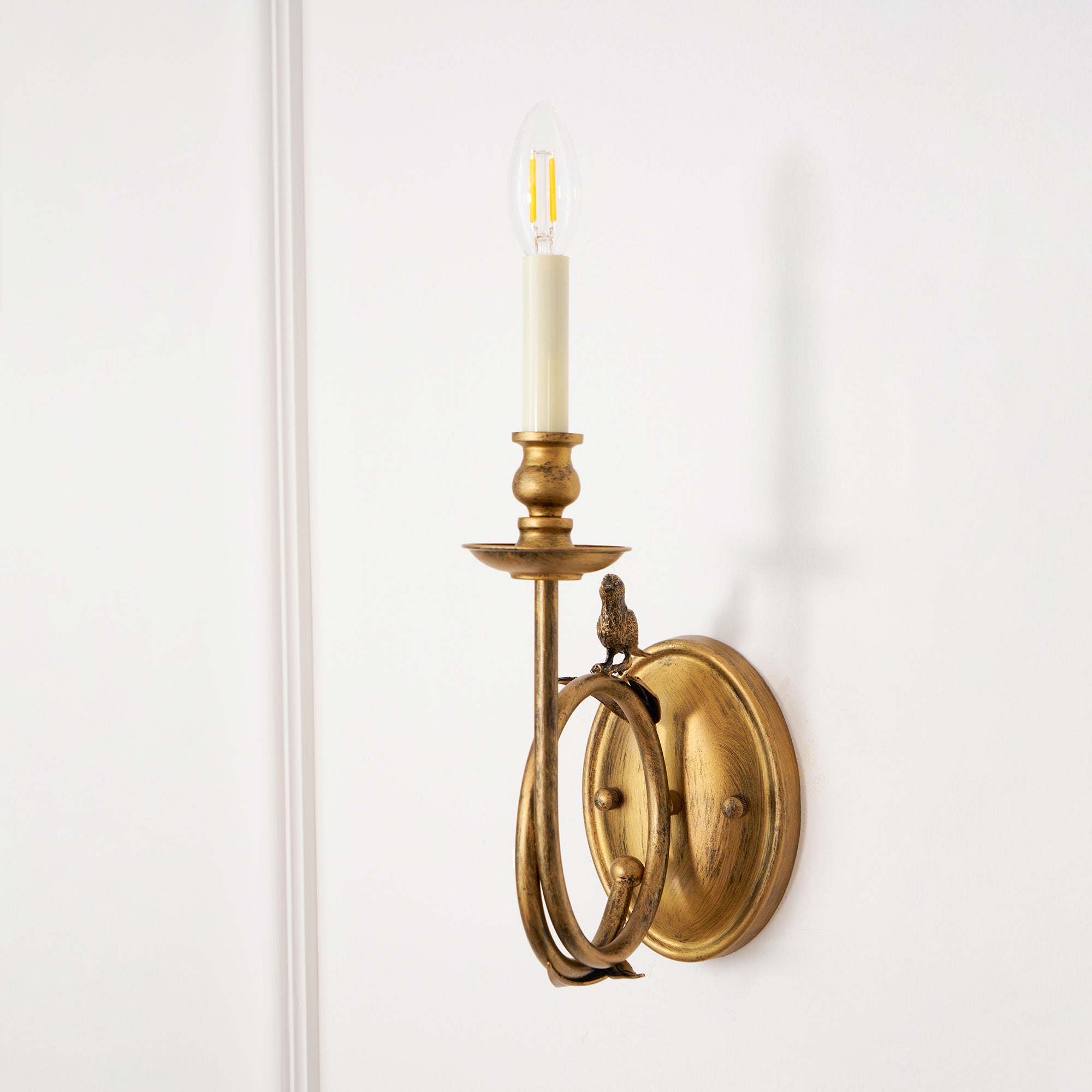 Perching Bird Sconce