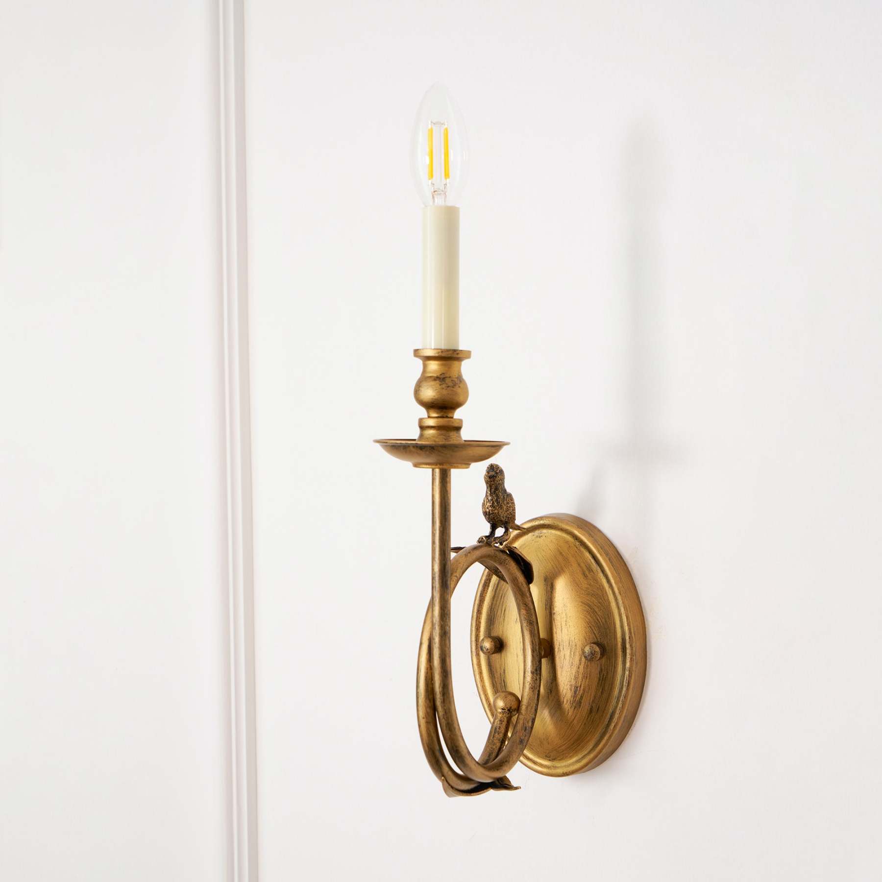 Perching Bird Sconce
