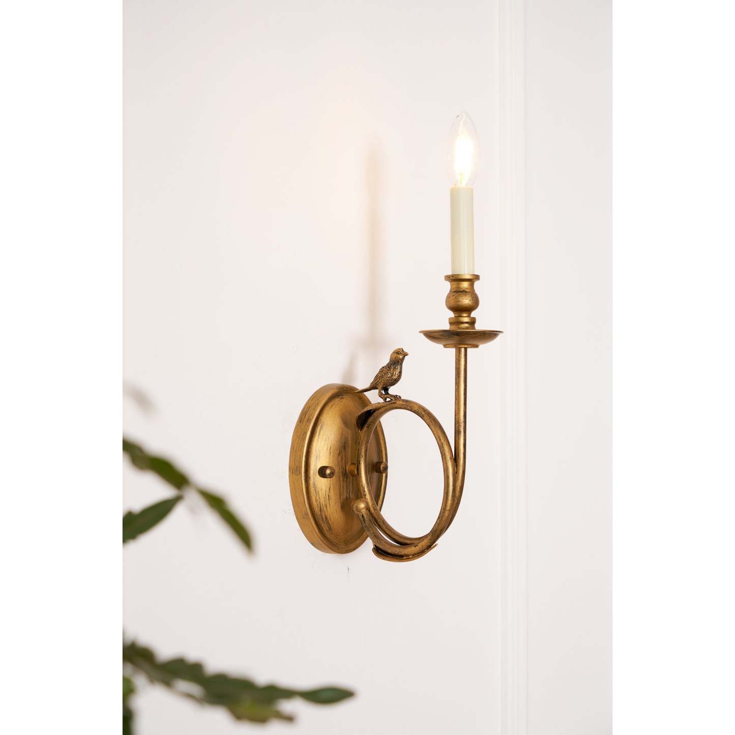 Perching Bird Sconce