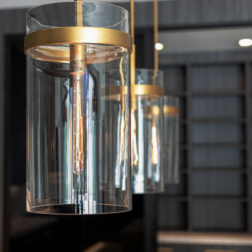 Ravelle Glass Pendant Light 8" 10" 12"
