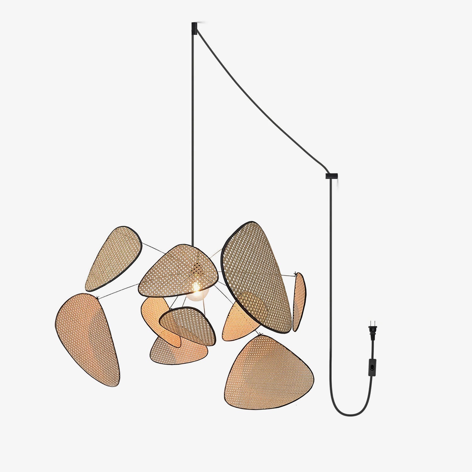 Screen Cannage Pendant Swag Light