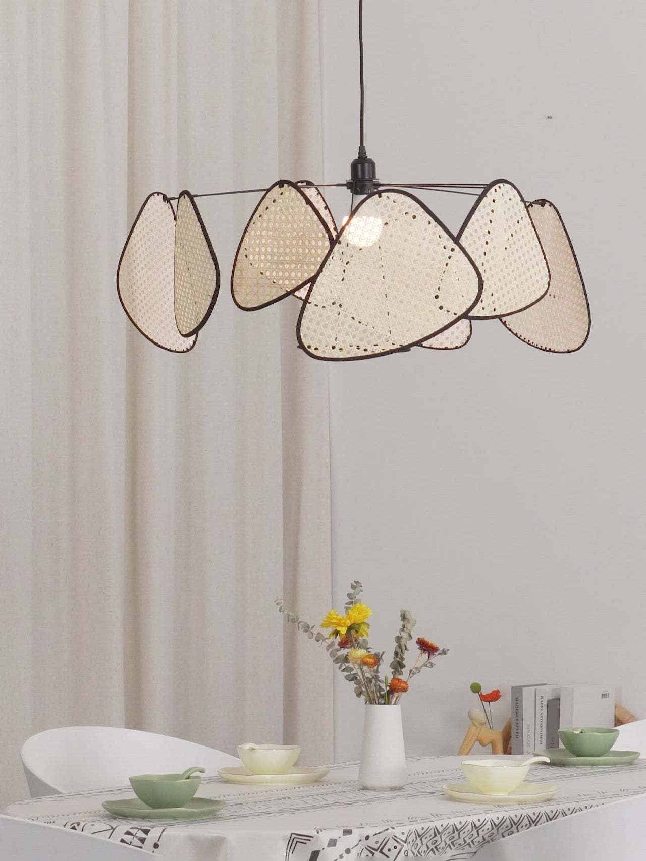 Screen Cannage Pendant Swag Light