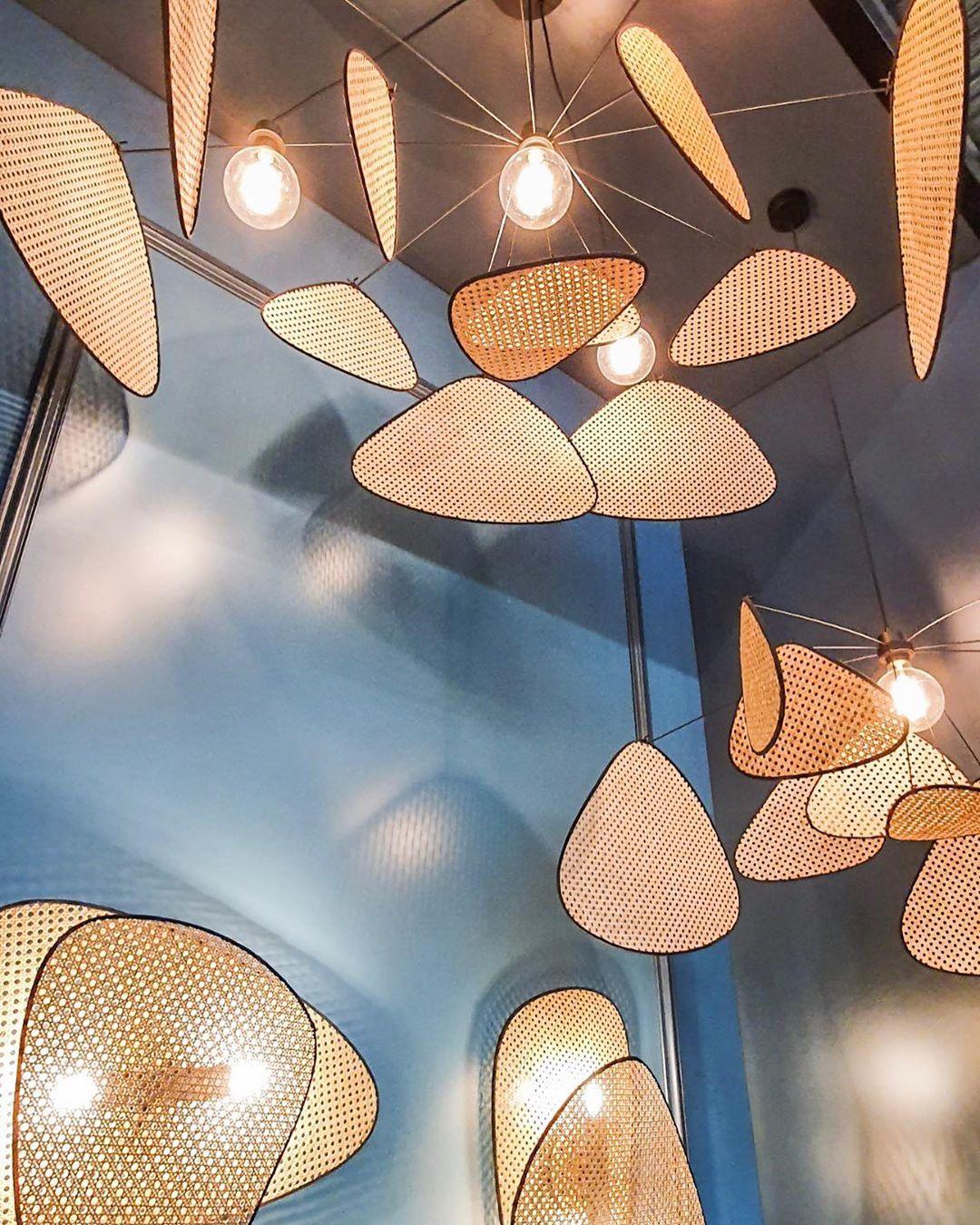 Screen Cannage Pendant Swag Light