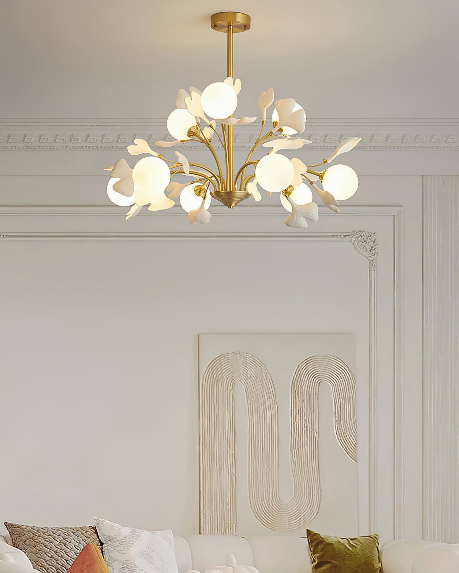Thalassa Gingko Chandelier