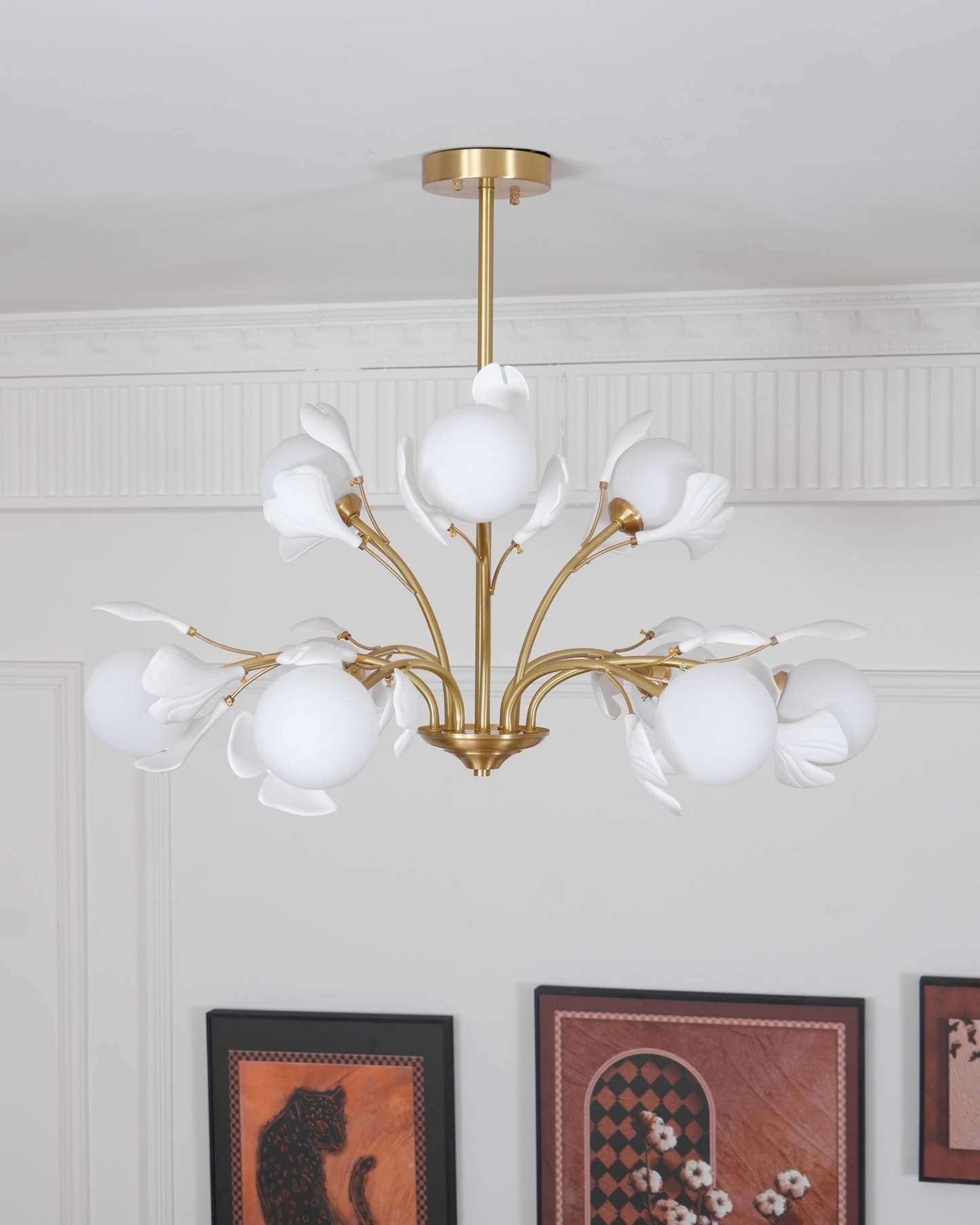 Thalassa Gingko Chandelier