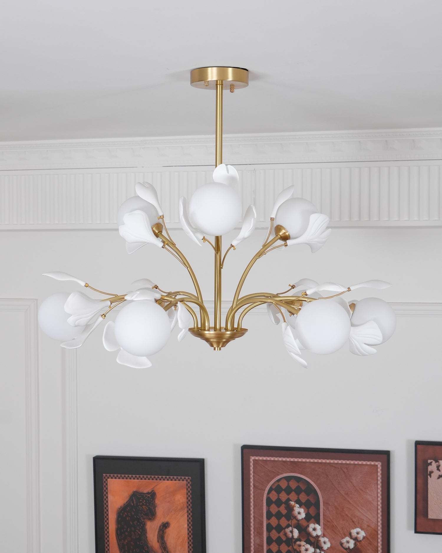Thalassa Gingko Chandelier