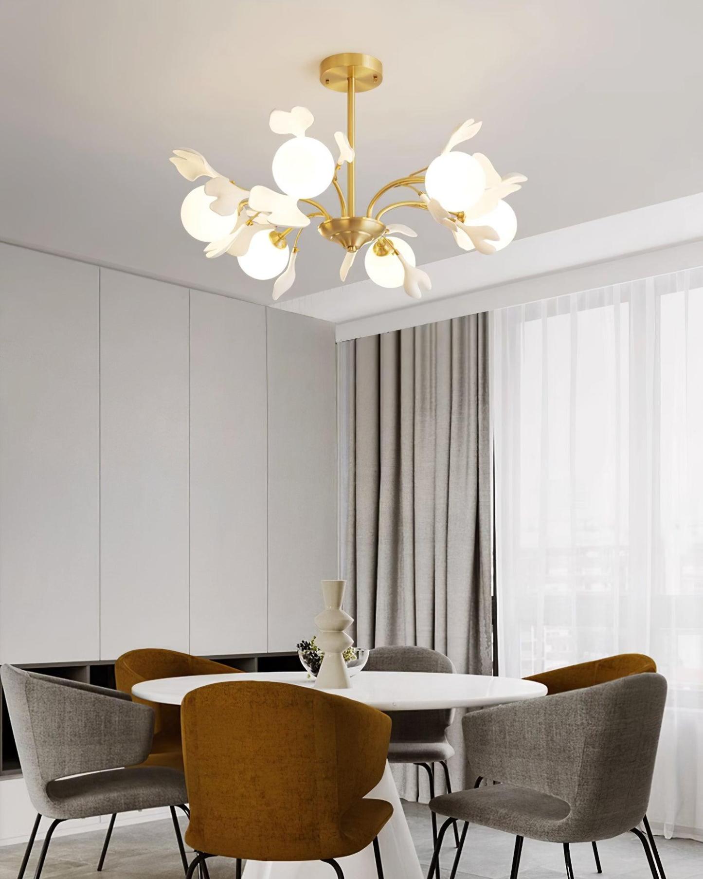 Thalassa Gingko Chandelier