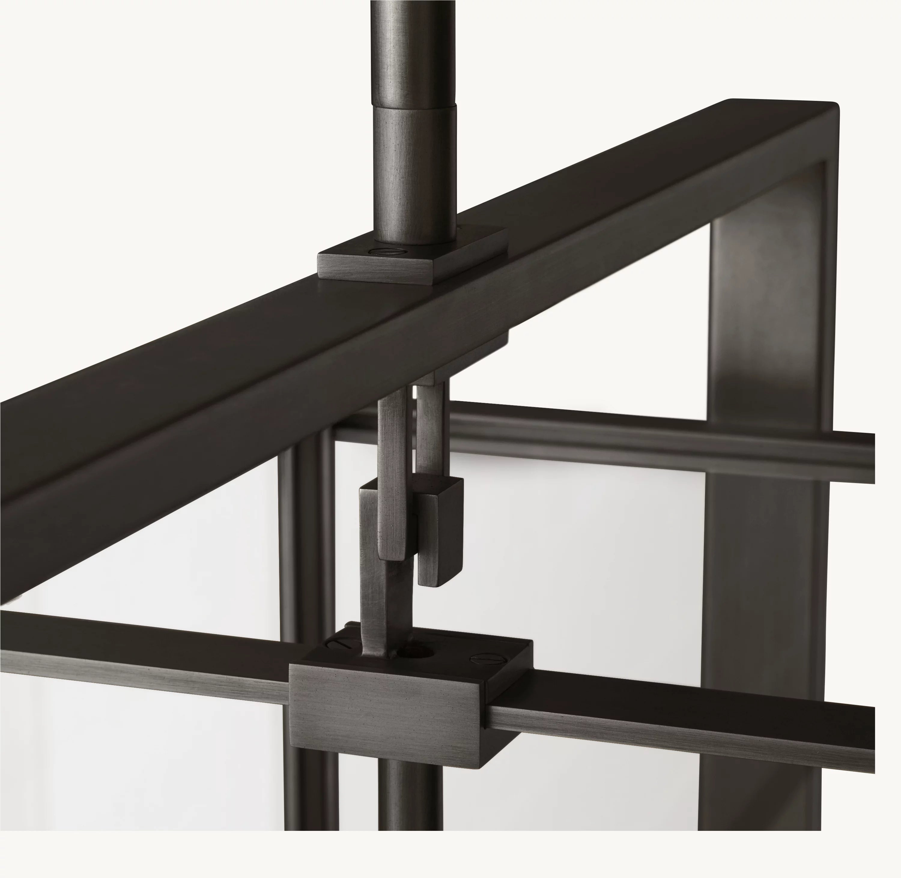 72 Inch Glass Rectangular Chandelier - Beckman