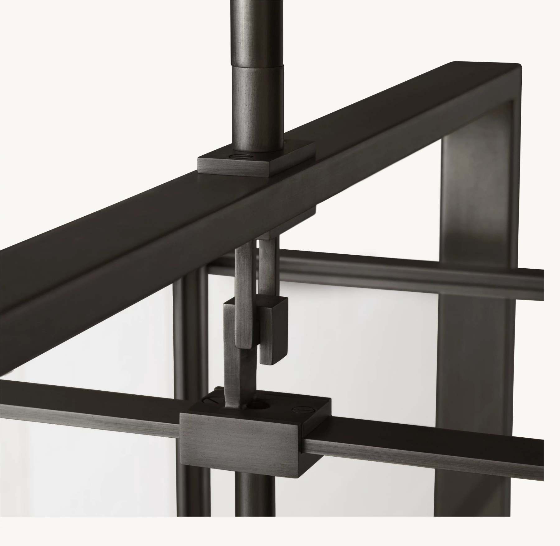 72 Inch Glass Rectangular Chandelier - Beckman